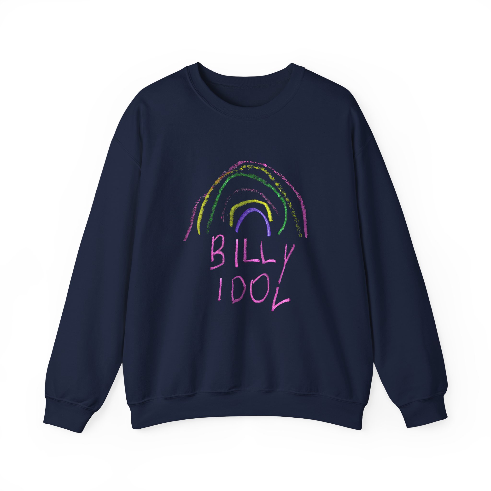 Billy Idol Rainbow Unisex Heavy Blendâ„¢ Crewneck Sweatshirt