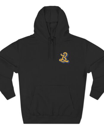 Little Brother Lb Little Monogram Three-Panel Fleece Hoodie