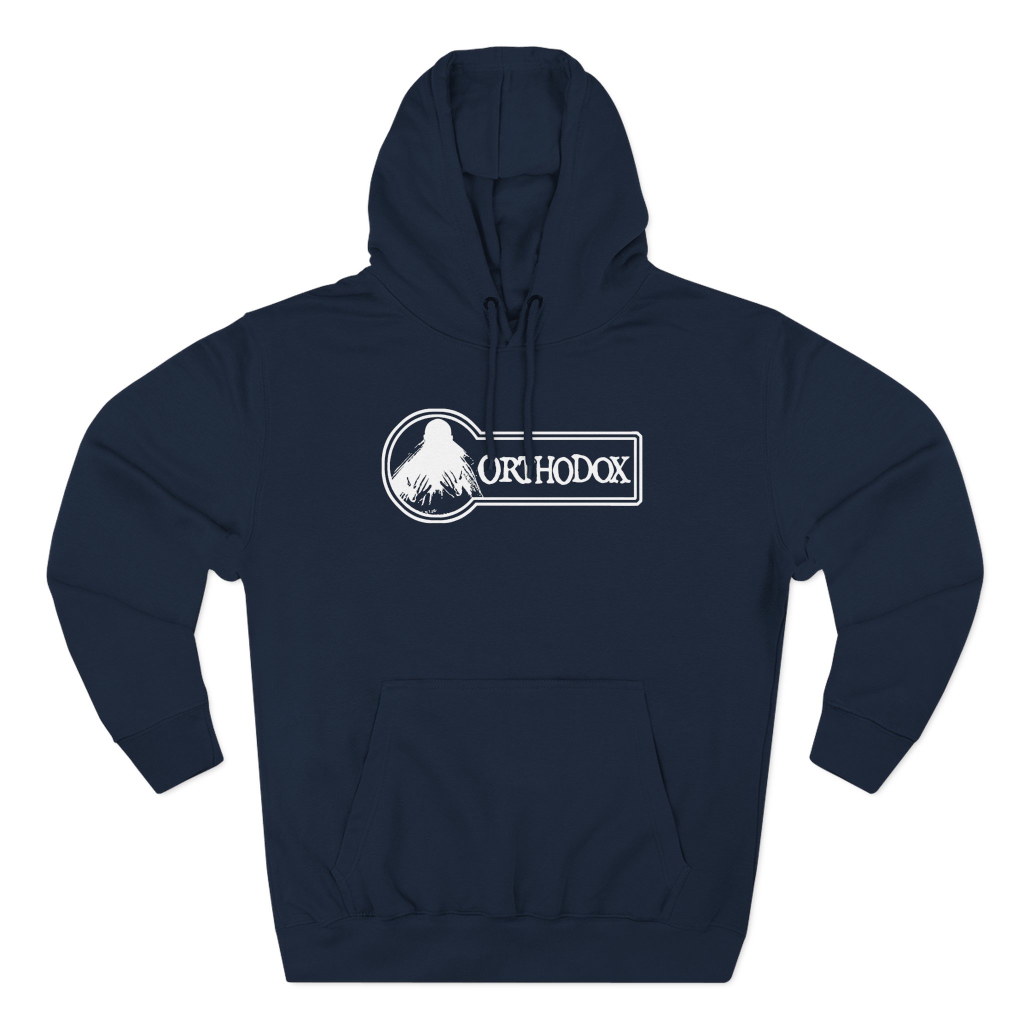 Orthodox Violet Logo Three-Panel Fleece Hoodie