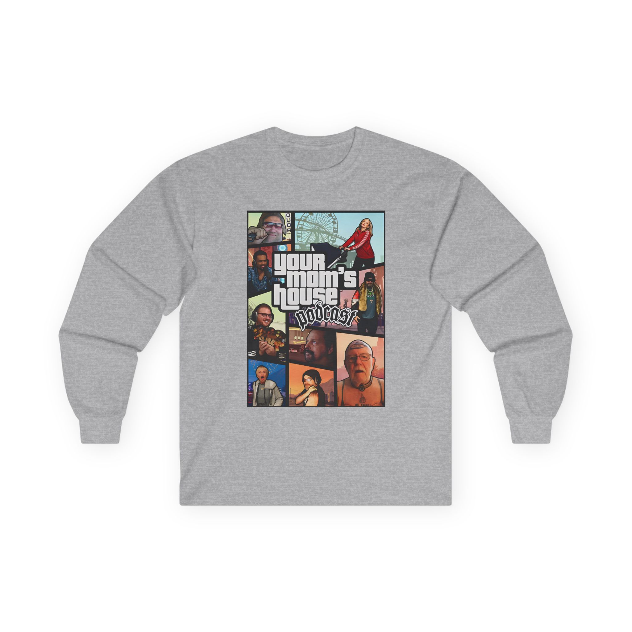 Ymh GTA Unisex Ultra Cotton Long Sleeve Tee
