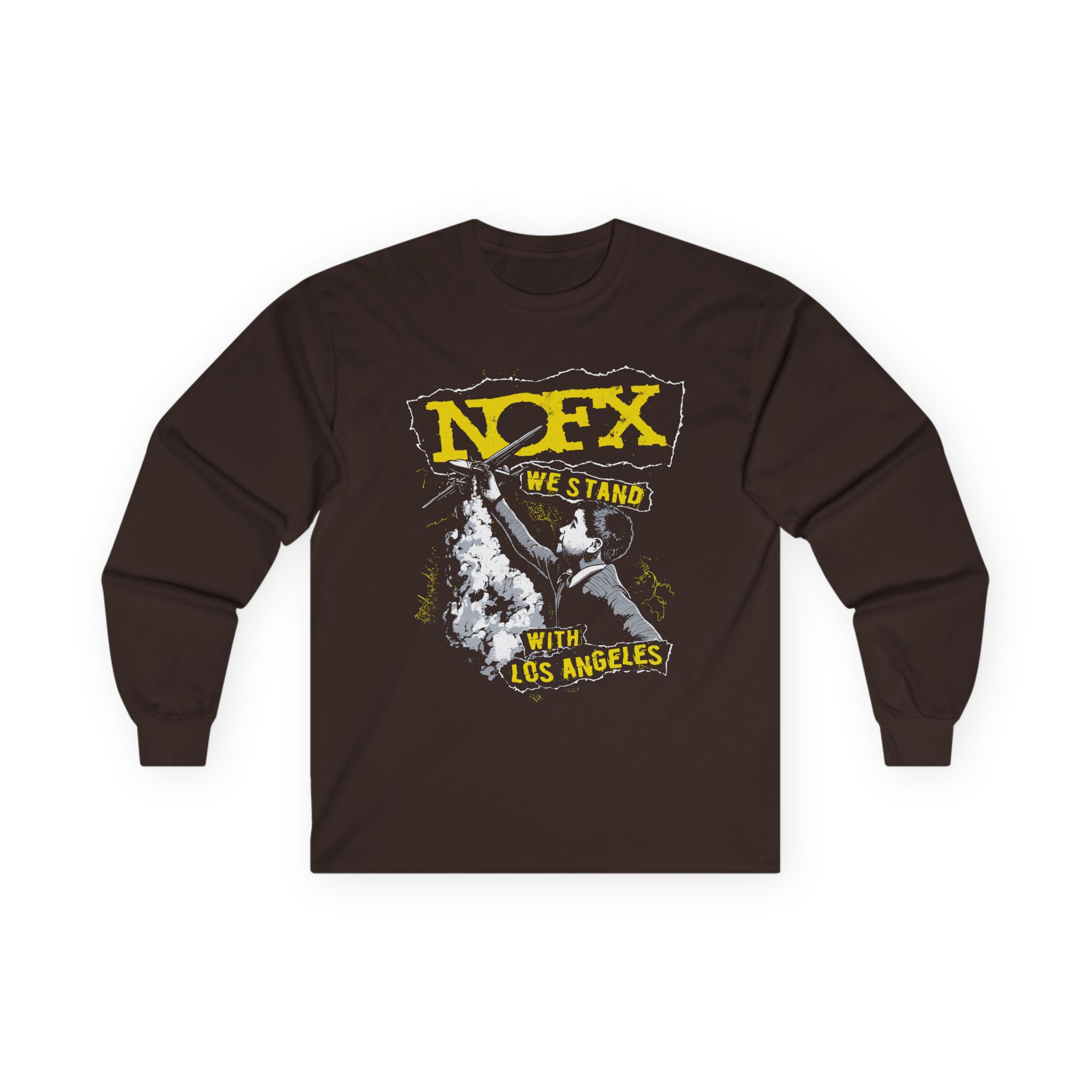 Nofx Fire Relief Unisex Ultra Cotton Long Sleeve Tee