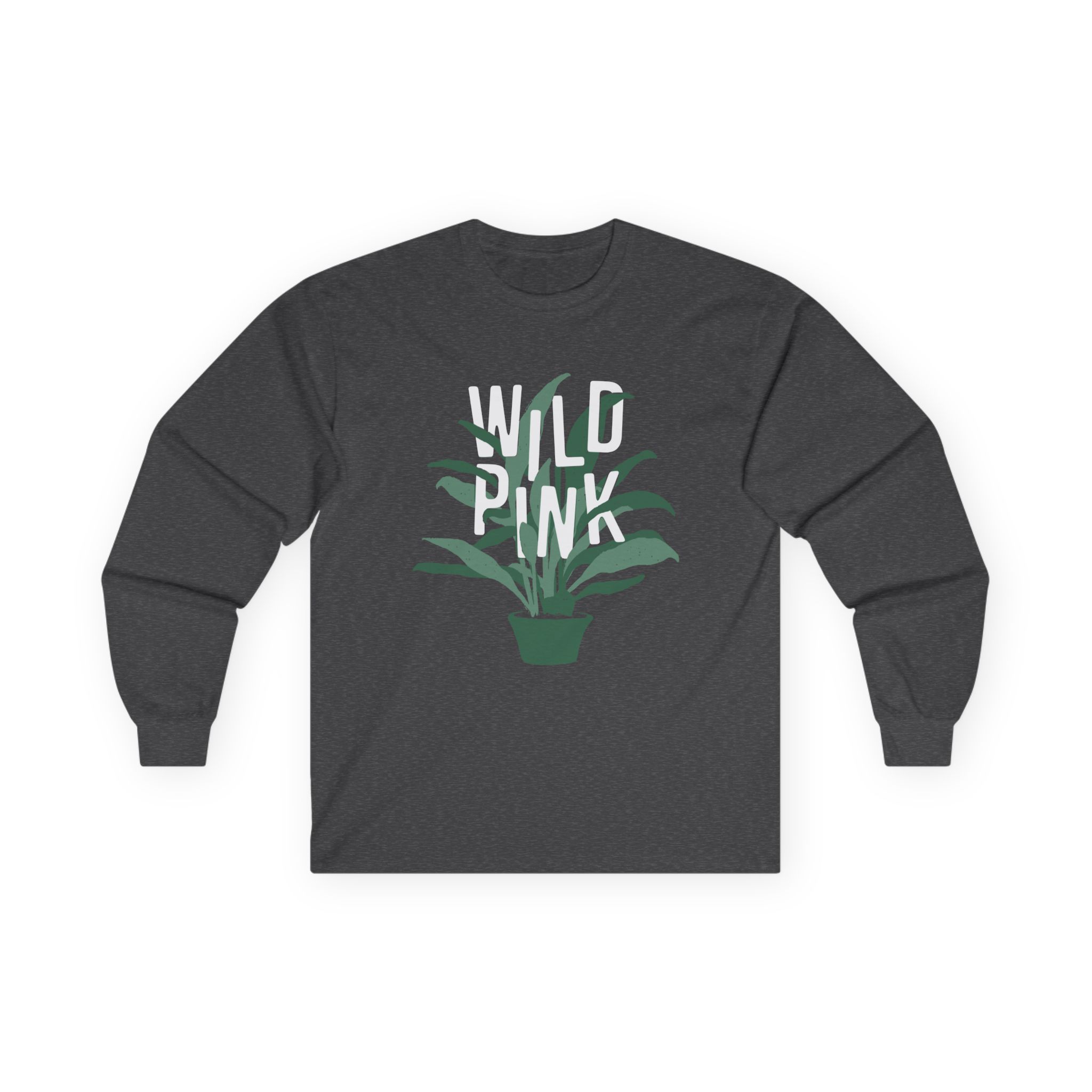 Wild Pink House Plant Unisex Ultra Cotton Long Sleeve Tee