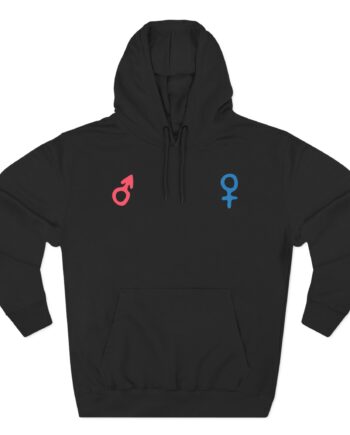 Marina Masculine Feminine Three-Panel Fleece Hoodie