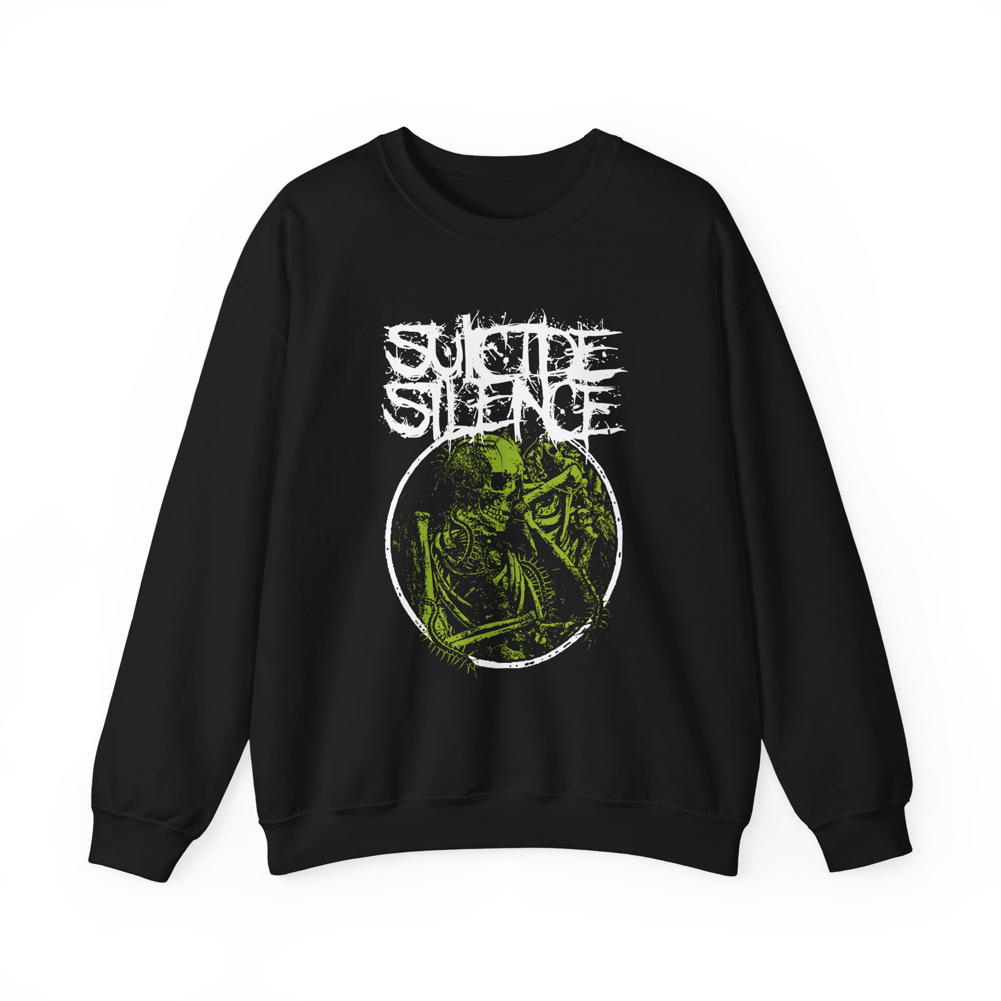 Suicide Silence Rotten Unisex Heavy Blendâ„¢ Crewneck Sweatshirt