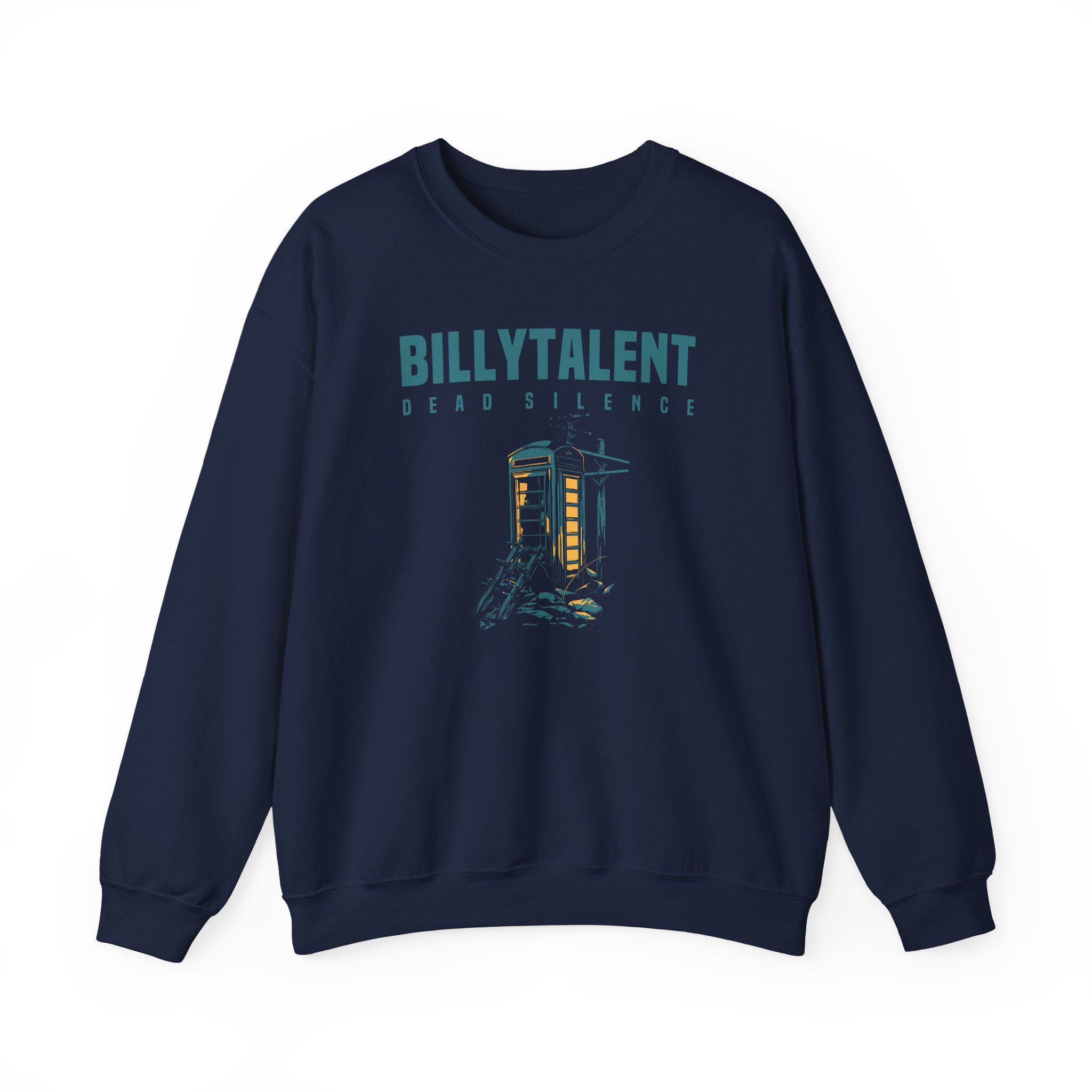 Billy Talent Phone Box Unisex Heavy Blendâ„¢ Crewneck Sweatshirt