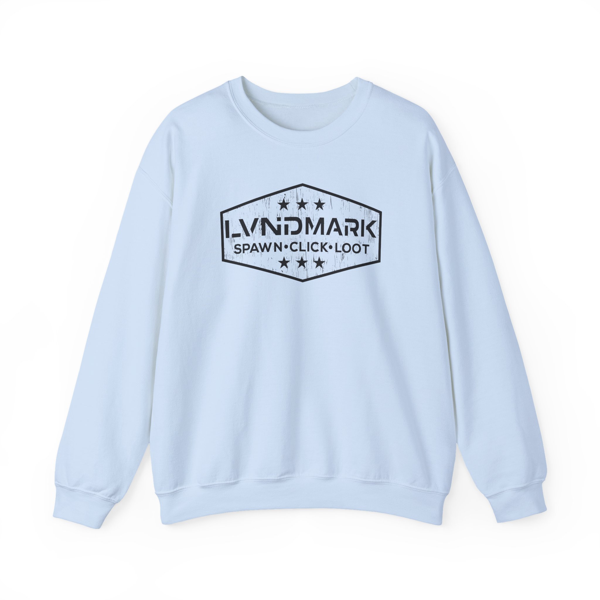 Lvndmark Spawn Click Loot 77 Unisex Heavy Blendâ„¢ Crewneck Sweatshirt