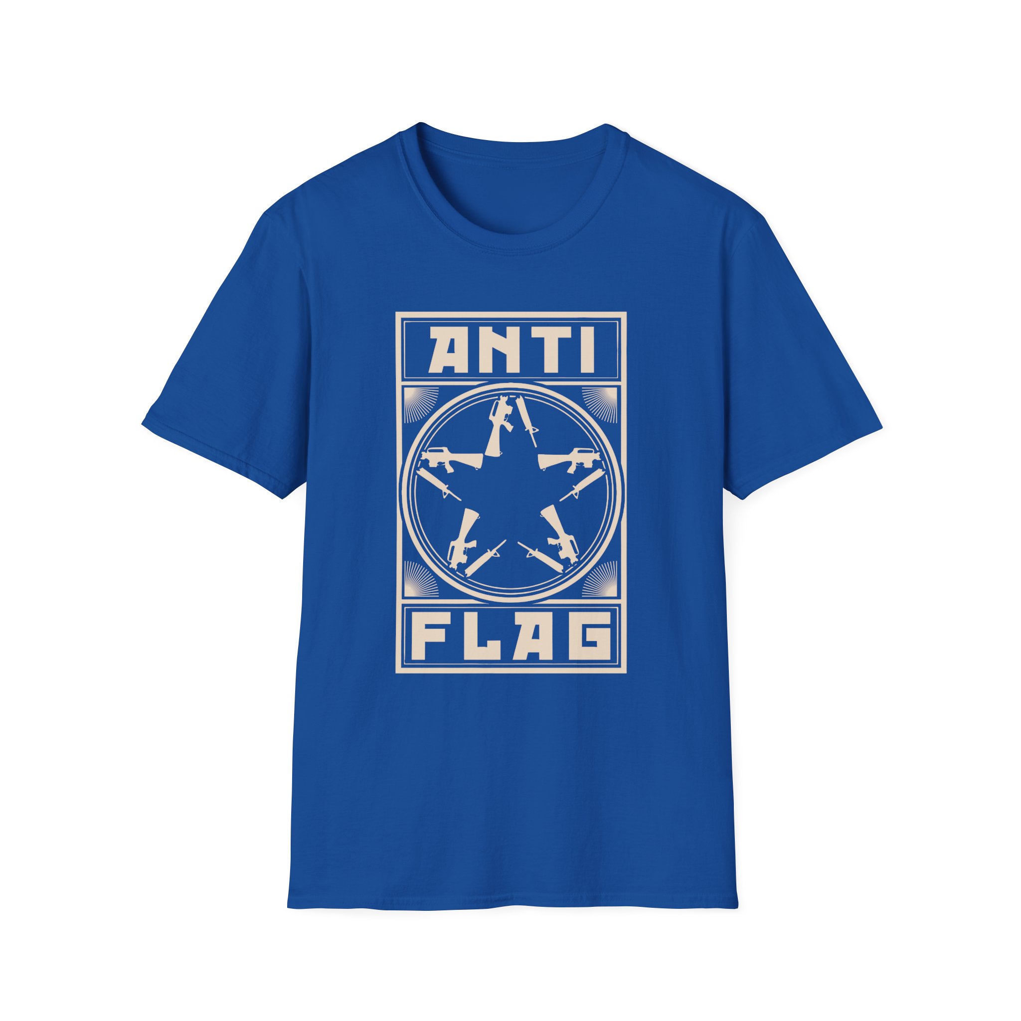Anti Flag Comrade Gunstar Unisex Softstyle T-Shirt
