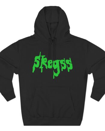 Skegss Goosebumps Logo Three-Panel Fleece Hoodie