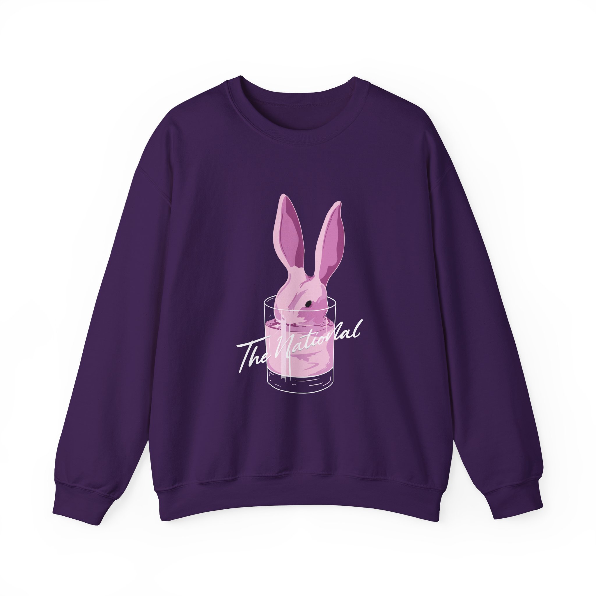 The National Pink Rabbits Unisex Heavy Blend Crewneck Sweatshirt