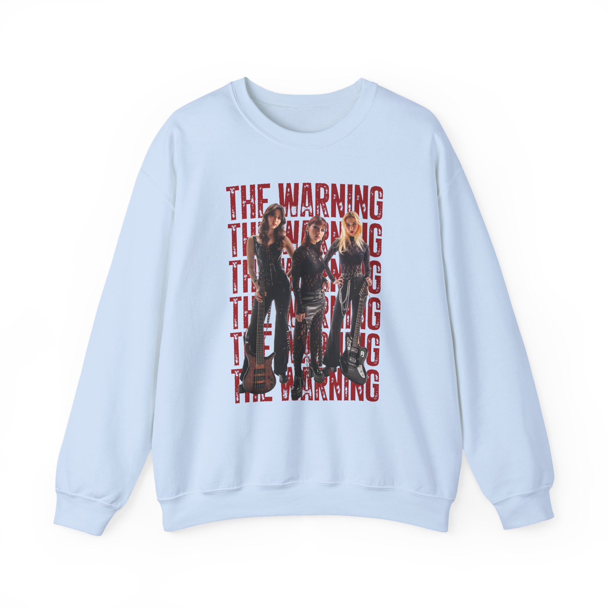 The Warning Stacked Unisex Heavy Blendâ„¢ Crewneck Sweatshirt