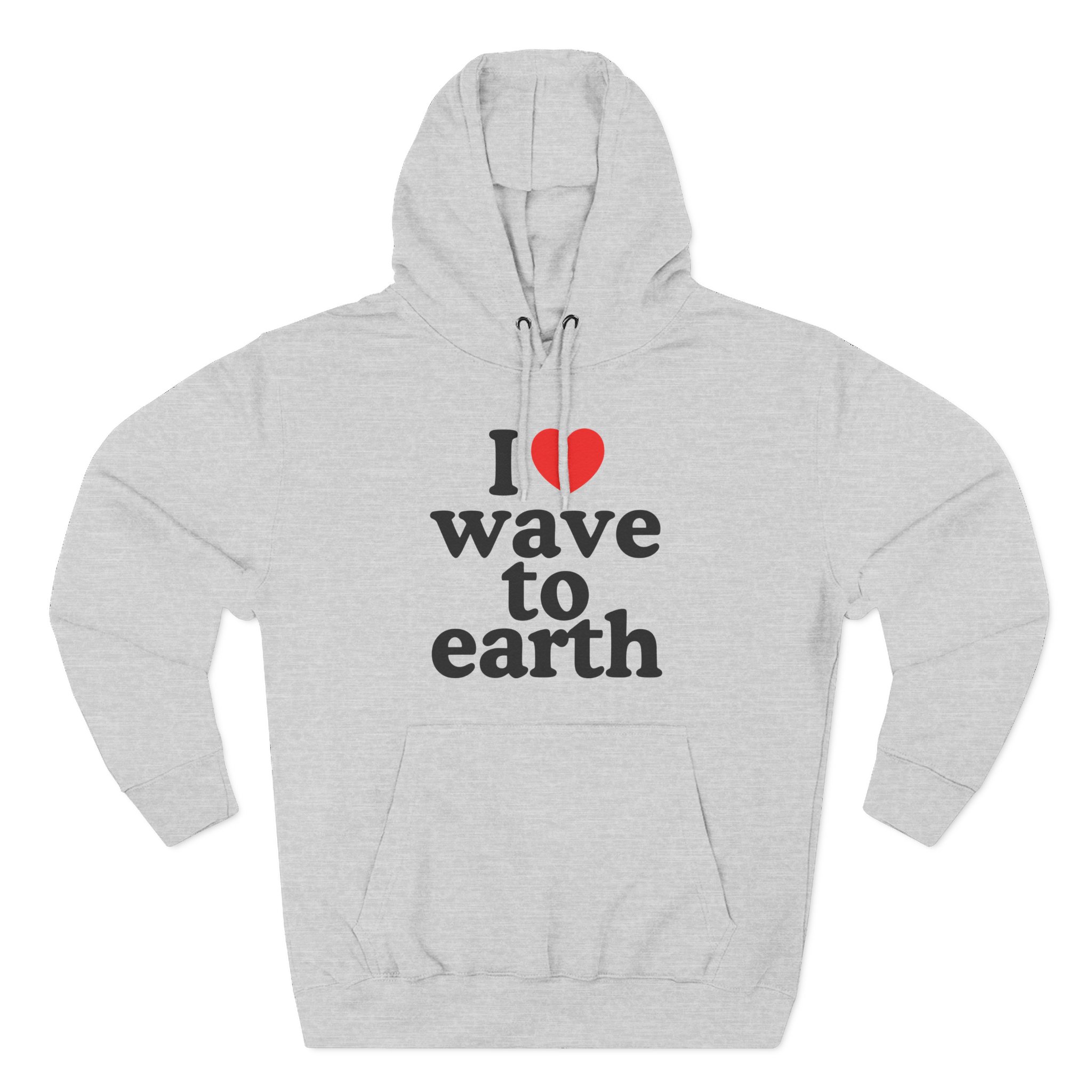 Wave to Earth Three-Panel Fleece Hoodie