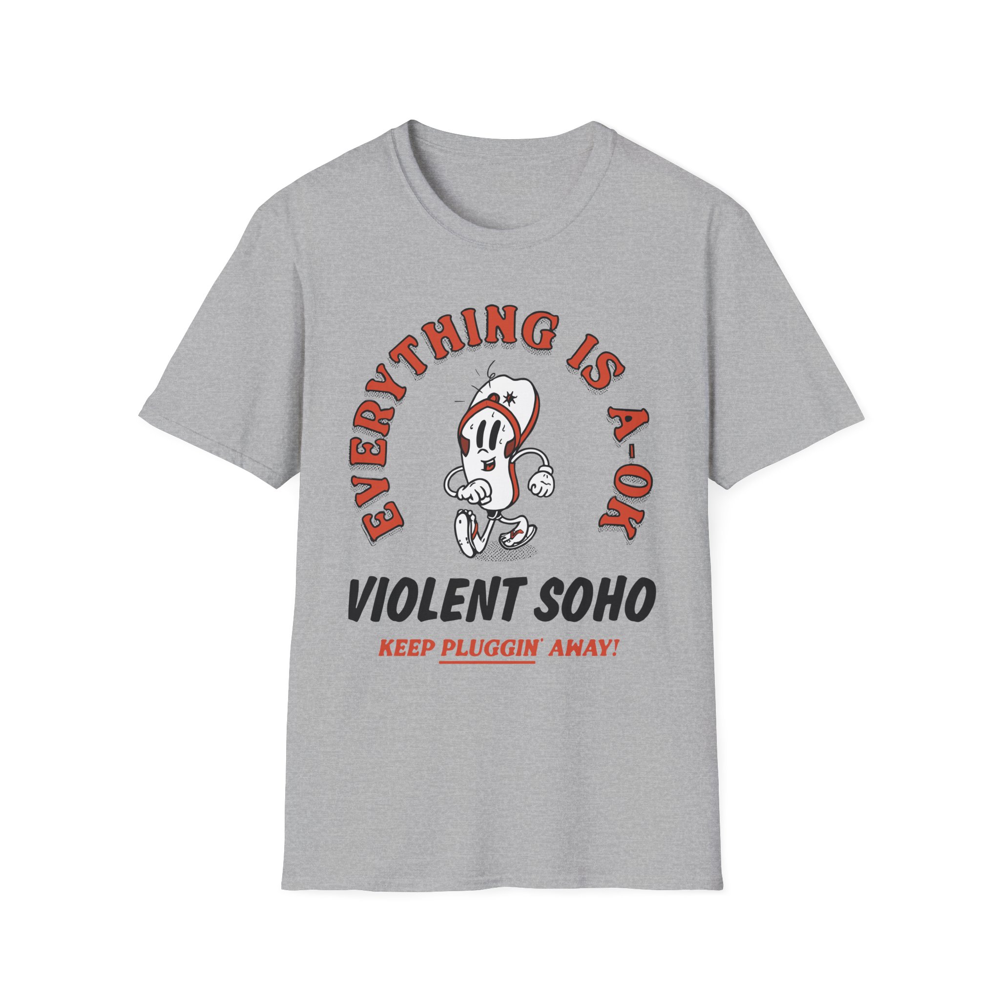 Violent Soho Keep on Pluggin Unisex Softstyle T-Shirt