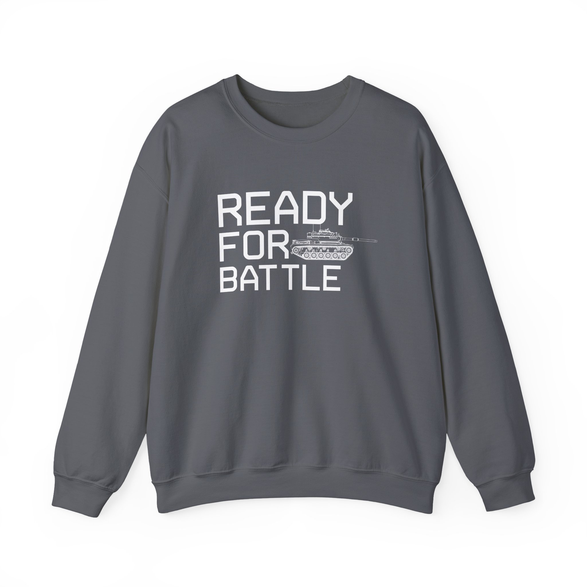 World of Tank Ready for Battle Unisex Heavy Blendâ„¢ Crewneck Sweatshirt