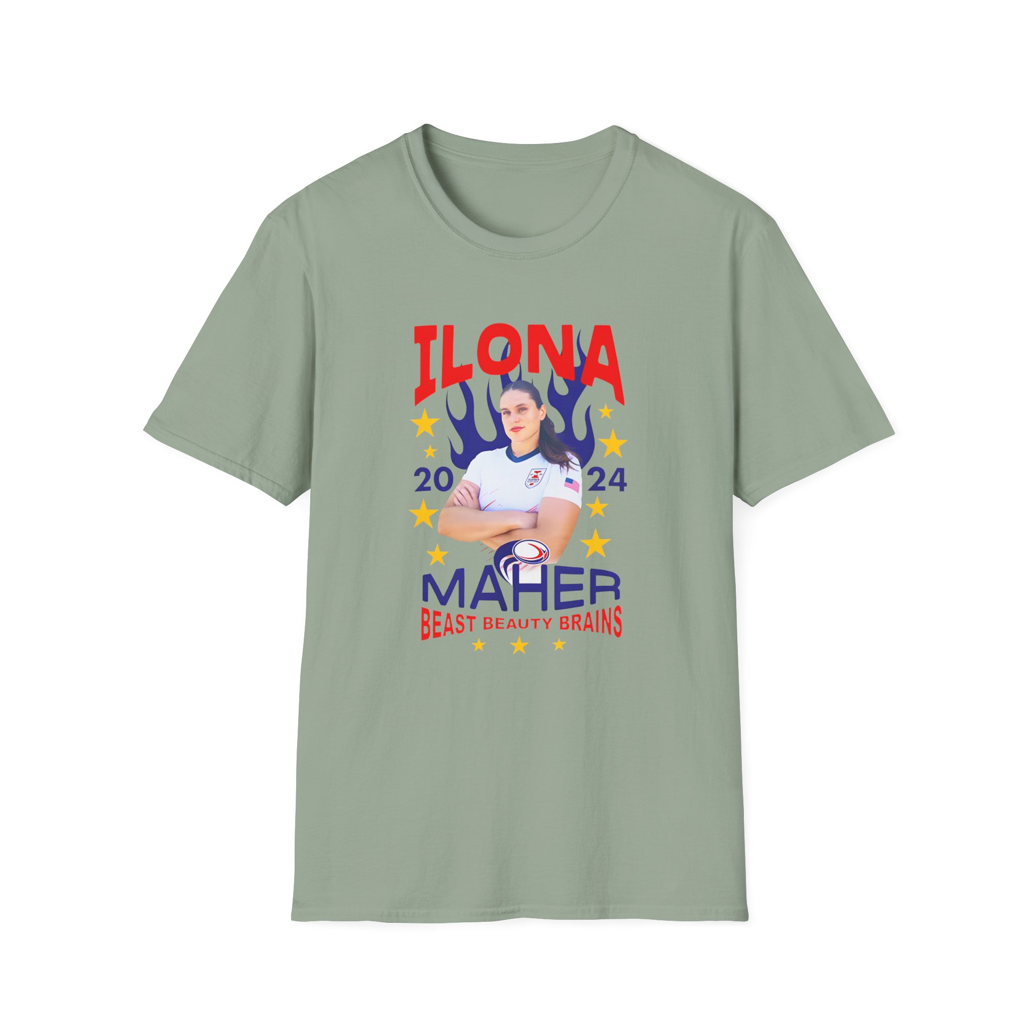 Ilona Maher Spangled Banner Unisex Softstyle T-Shirt