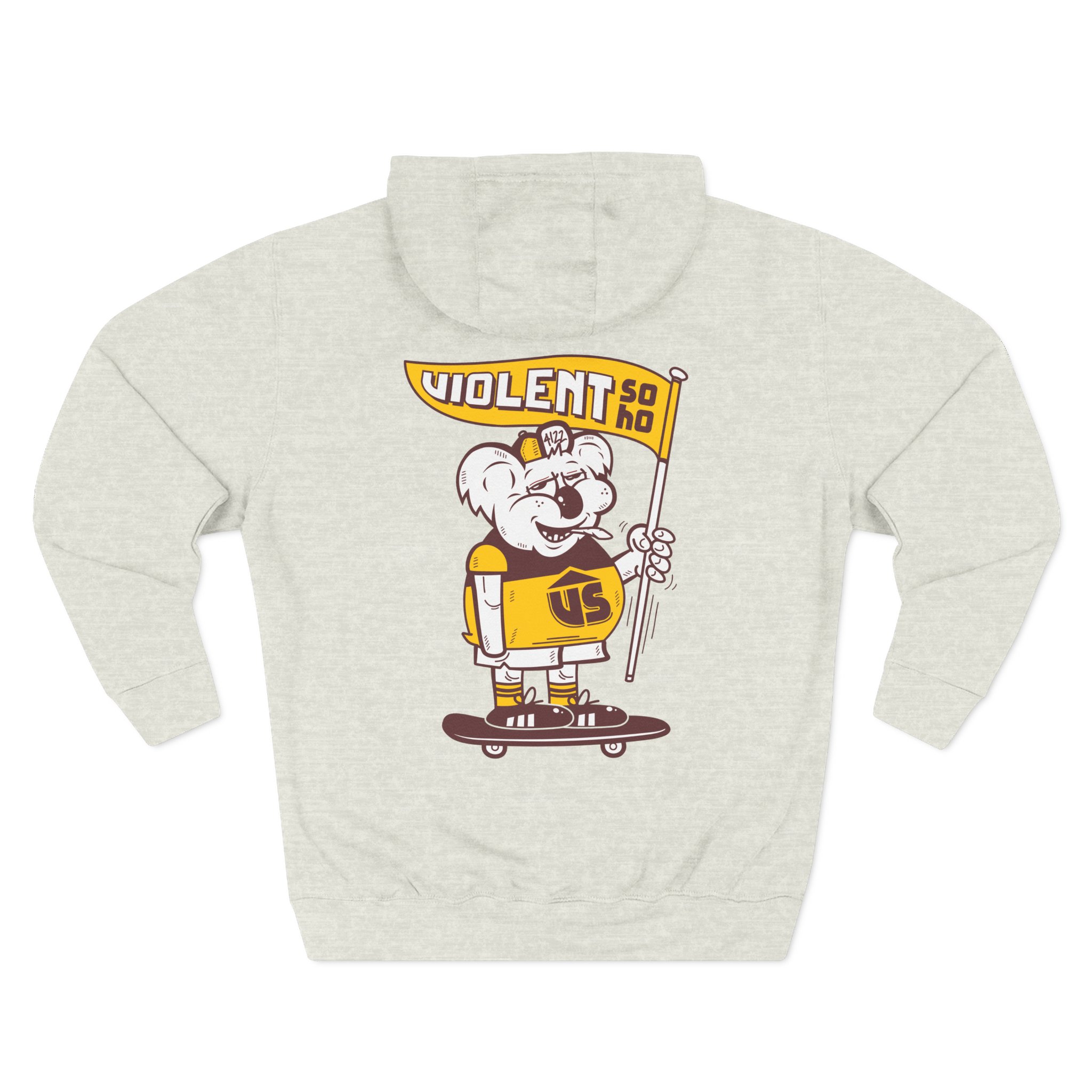 Violent Soho Brisbane Bears Three-Panel Fleece Hoodie