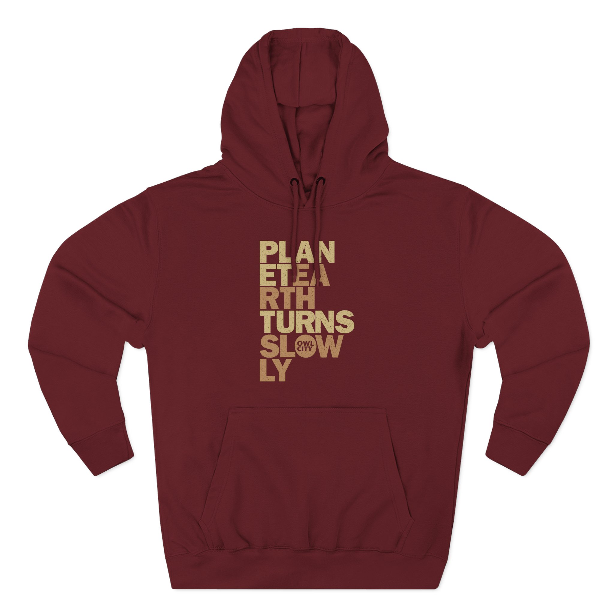 Owl City Planet Earth Turns Slowly Three-Panel Fleece Hoodie