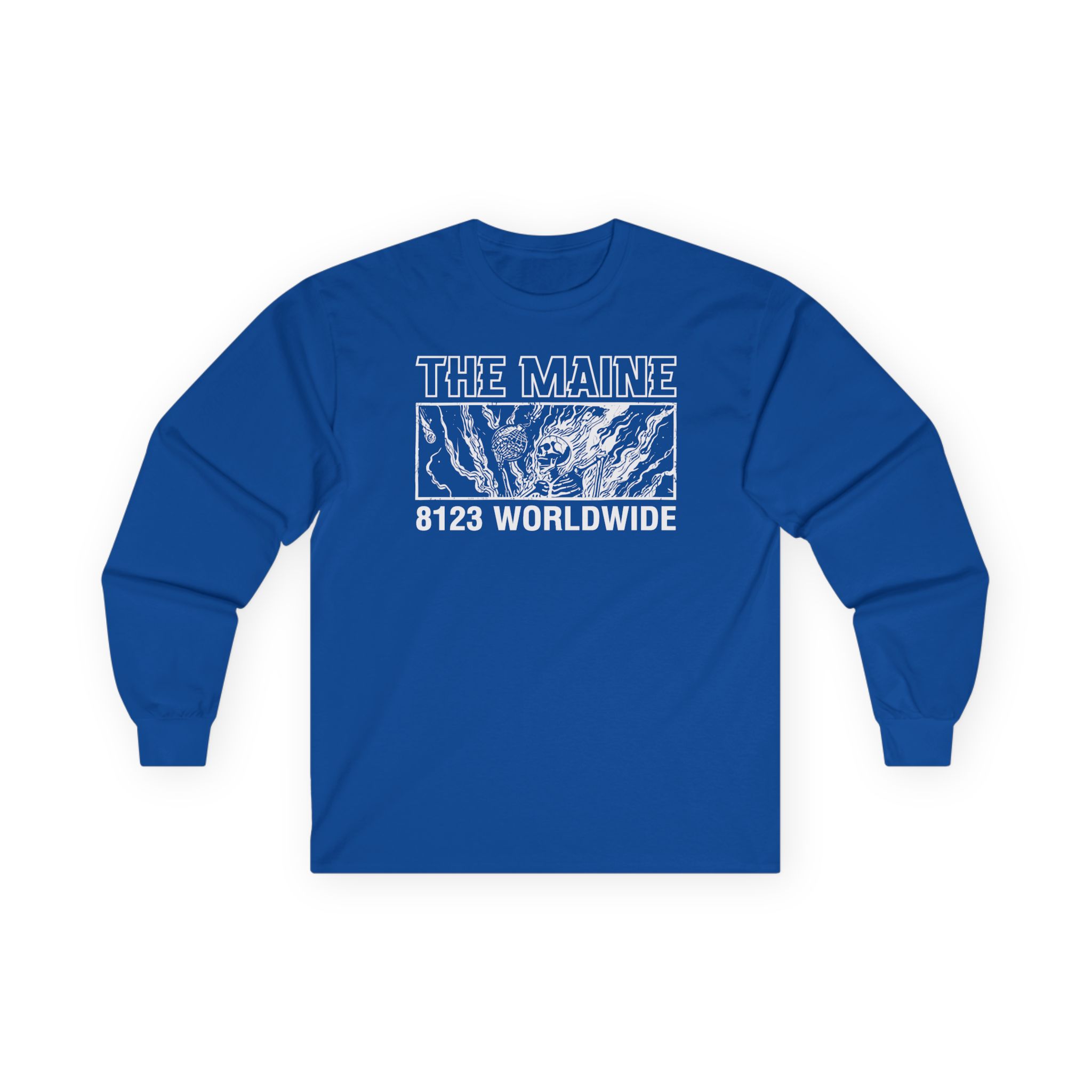 The Maine 8123 Wordwide Unisex Ultra Cotton Long Sleeve Tee