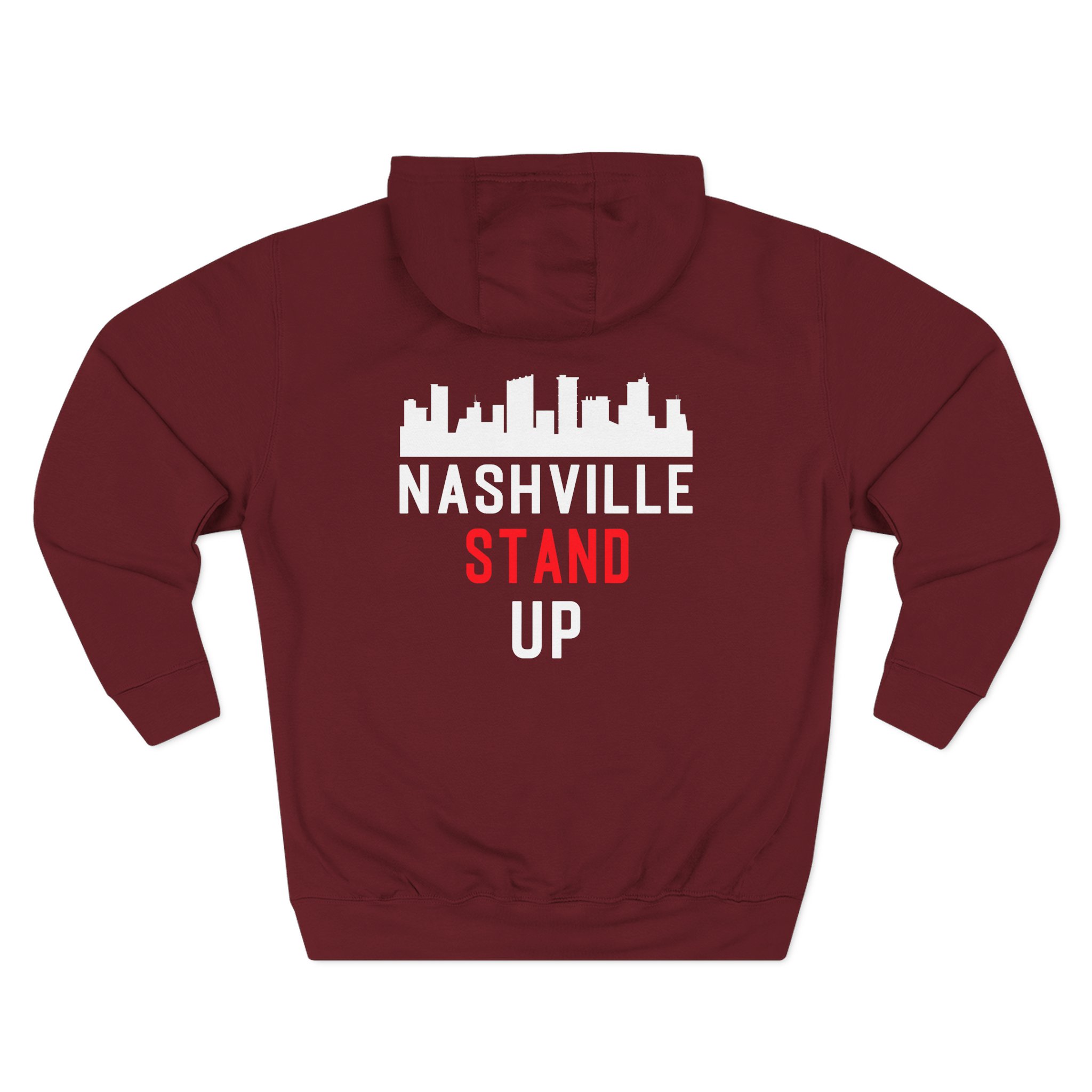 Caleb Plant Nashville Stand Up World Championship Three-Panel Fleece Hoodie