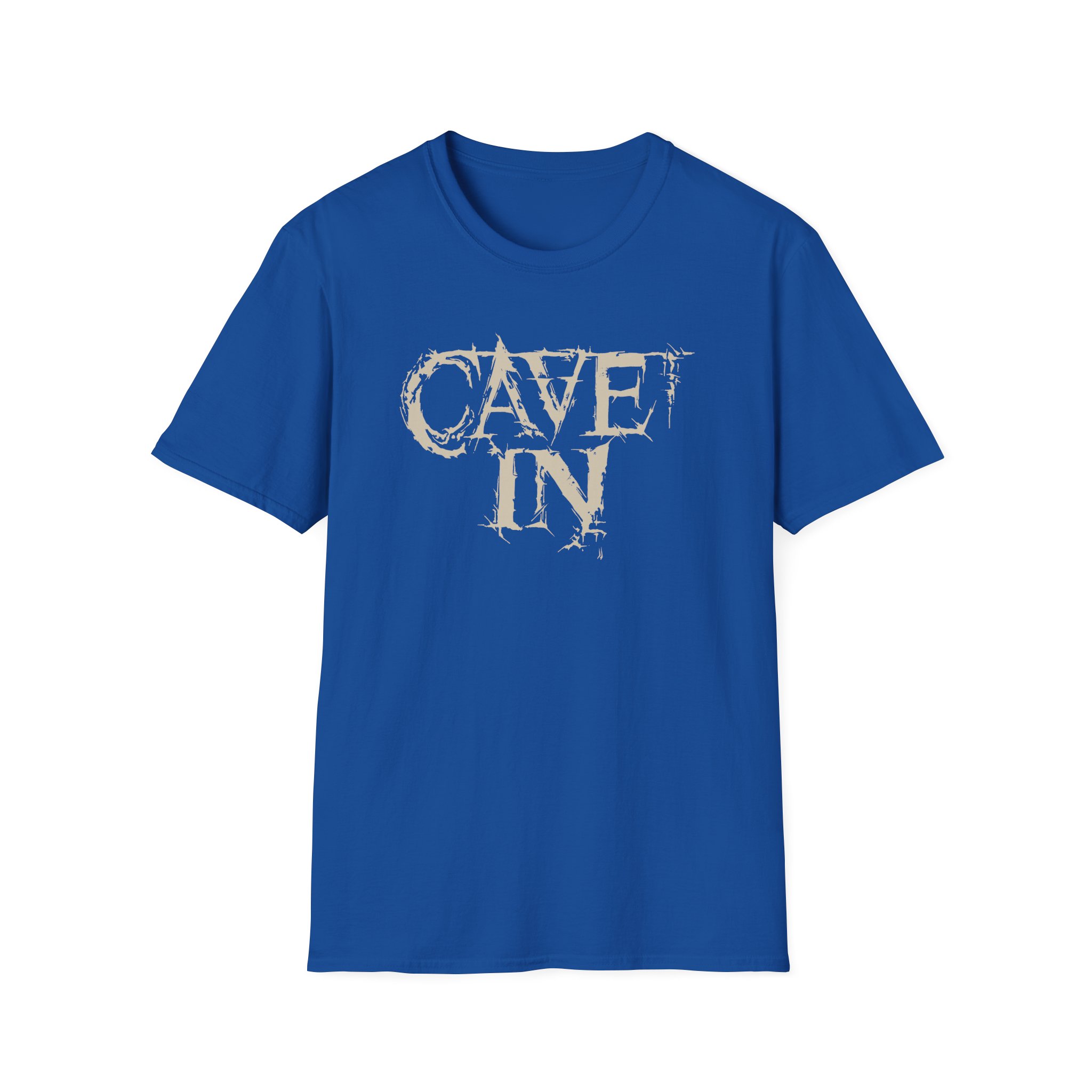 Cave in Logo & Satellite Unisex Softstyle T-Shirt