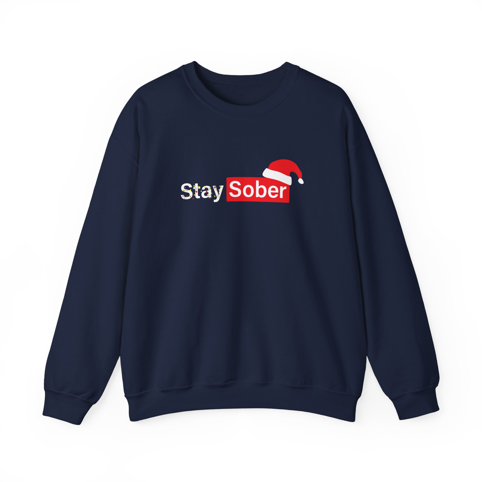 D’aydrian Harding Xmas Stay Sober Unisex Heavy Blend™ Crewneck Sweatshirt
