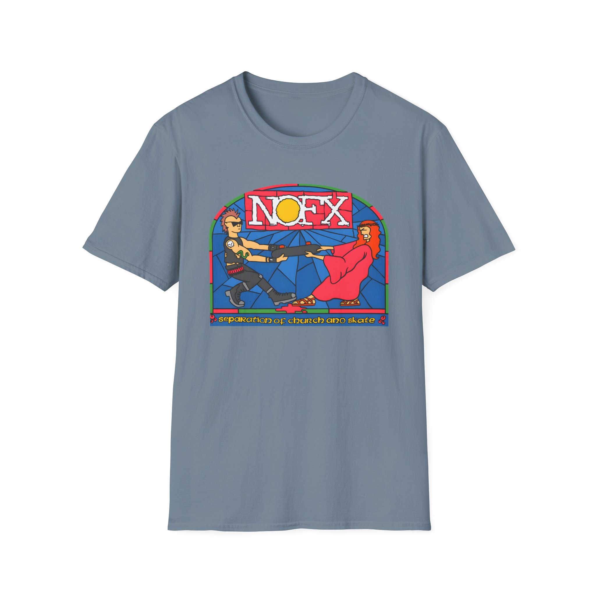 Nofx Seperation Unisex Softstyle T-Shirt