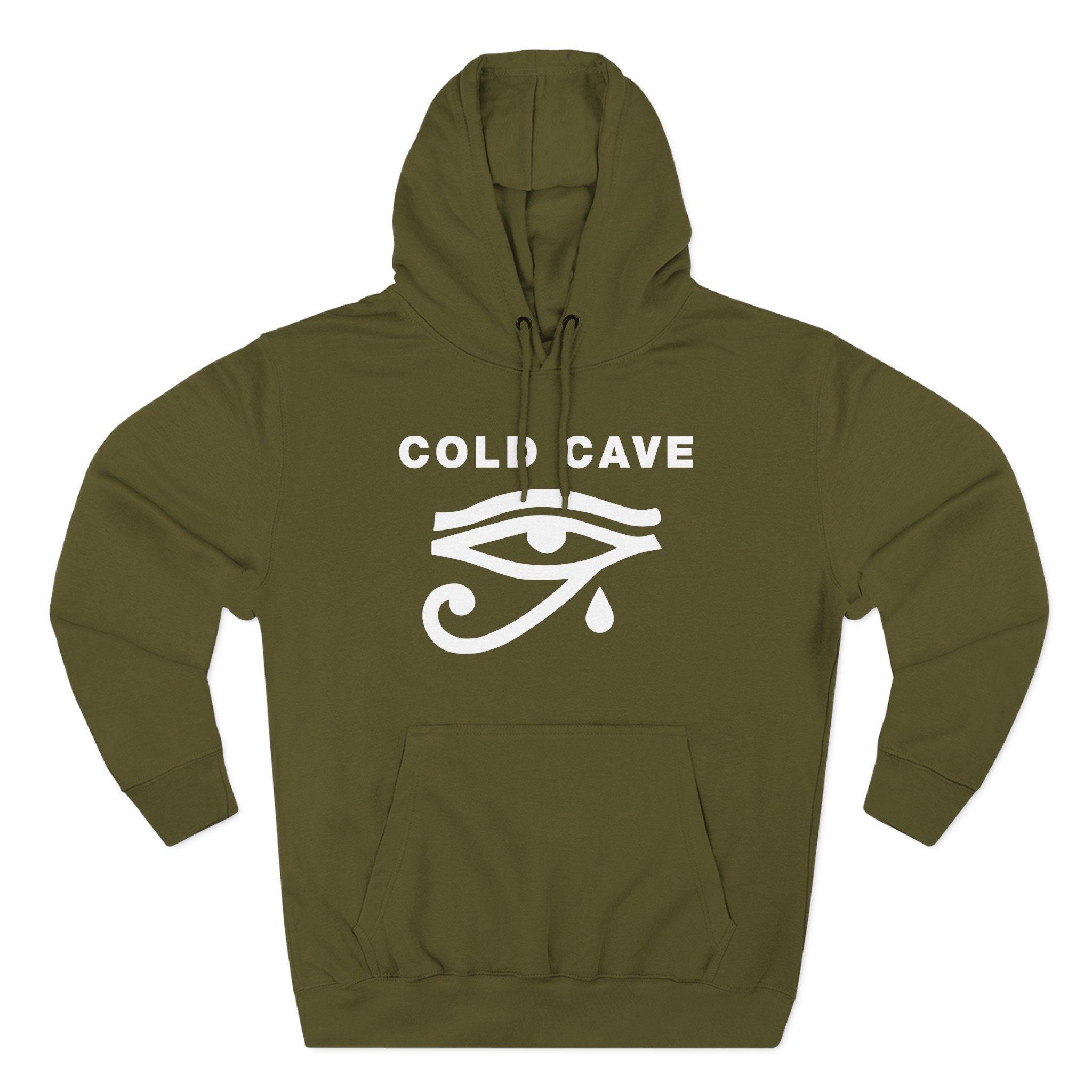 Cold Cave Eye Three-Panel Fleece Hoodie