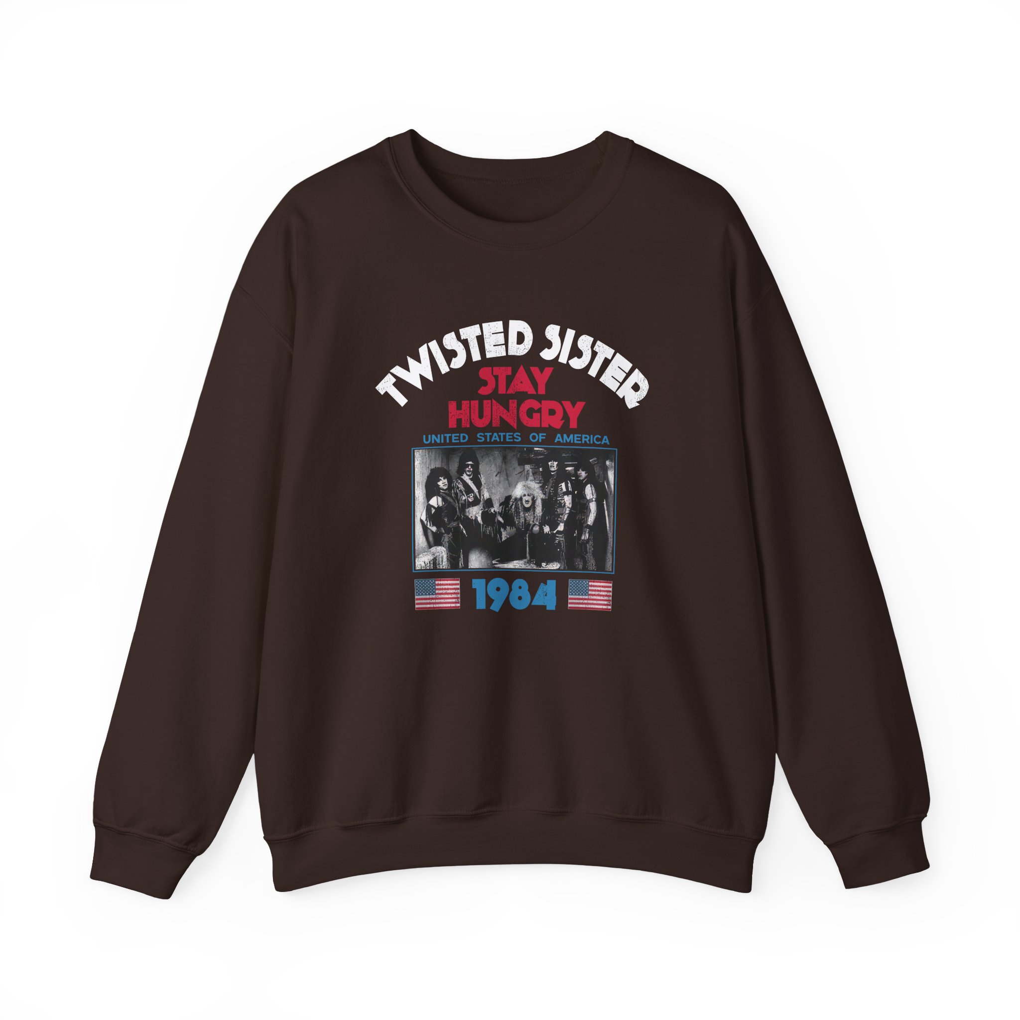 1984 Stay Hungry Tour Twisted Sisterv Unisex Heavy Blendâ„¢ Crewneck Sweatshirt