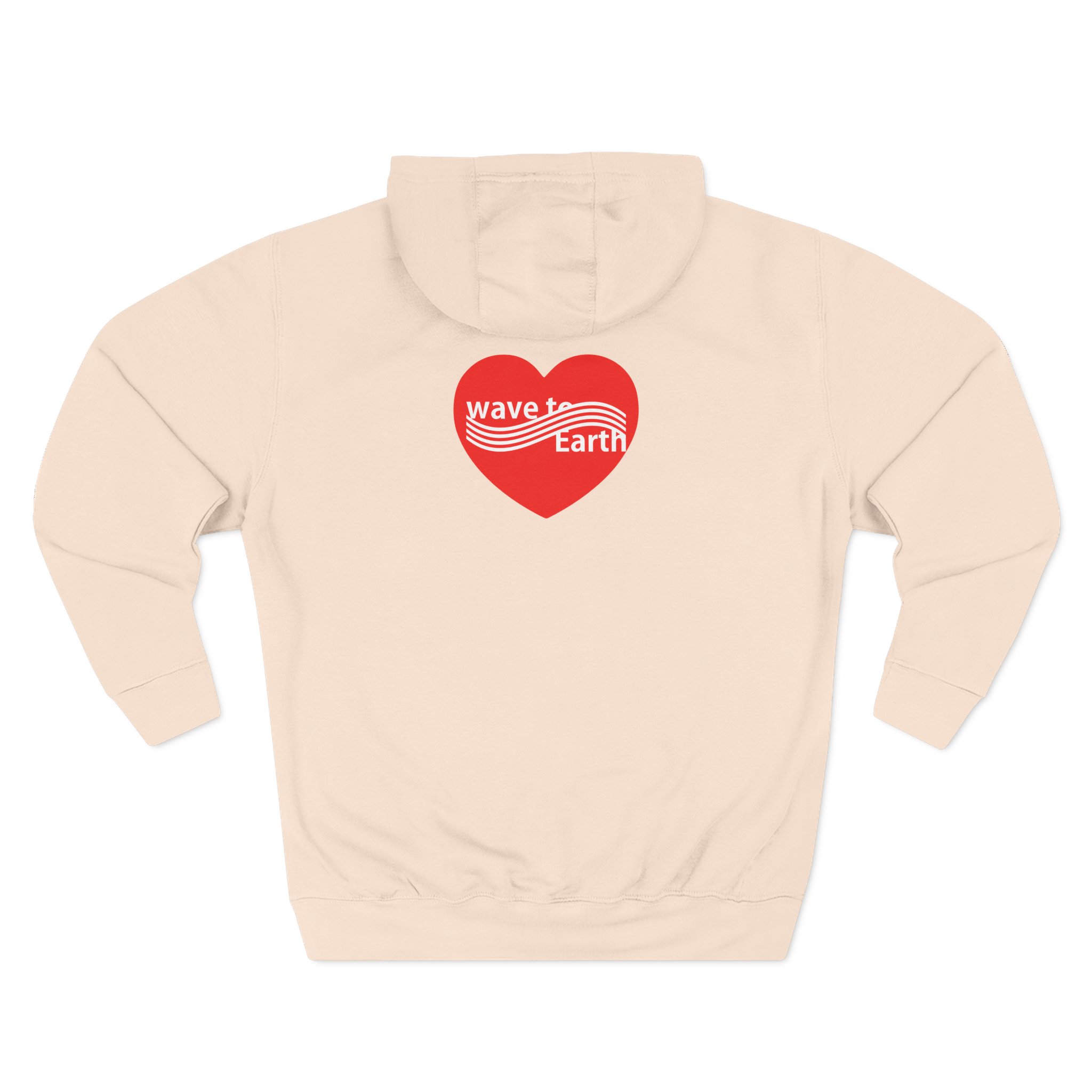 Wave to Earth Three-Panel Fleece Hoodie