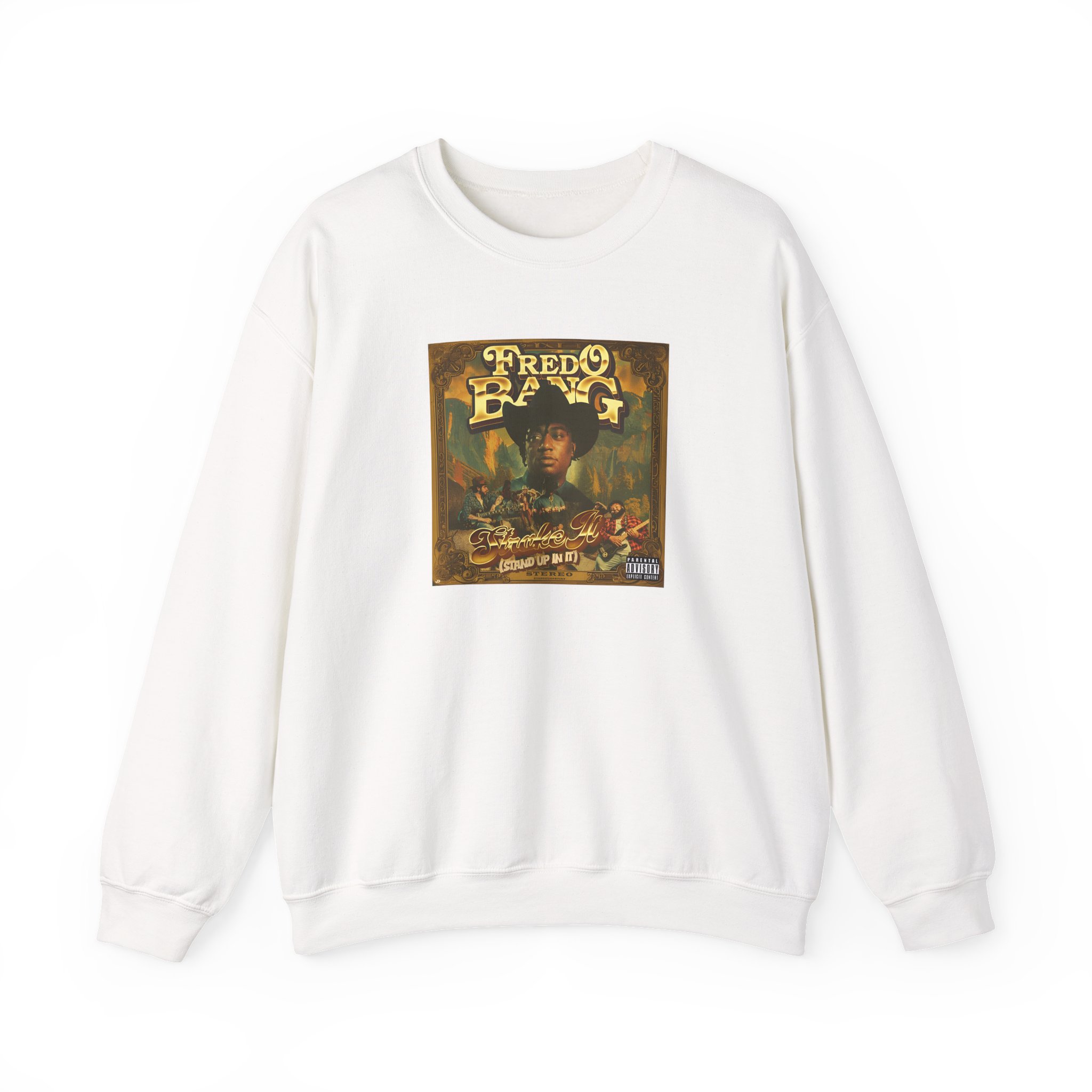 Fredo Bang Stroke It Unisex Heavy Blendâ„¢ Crewneck Sweatshirt