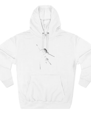 Cave in Satellite: Blackened Three-Panel Fleece Hoodie
