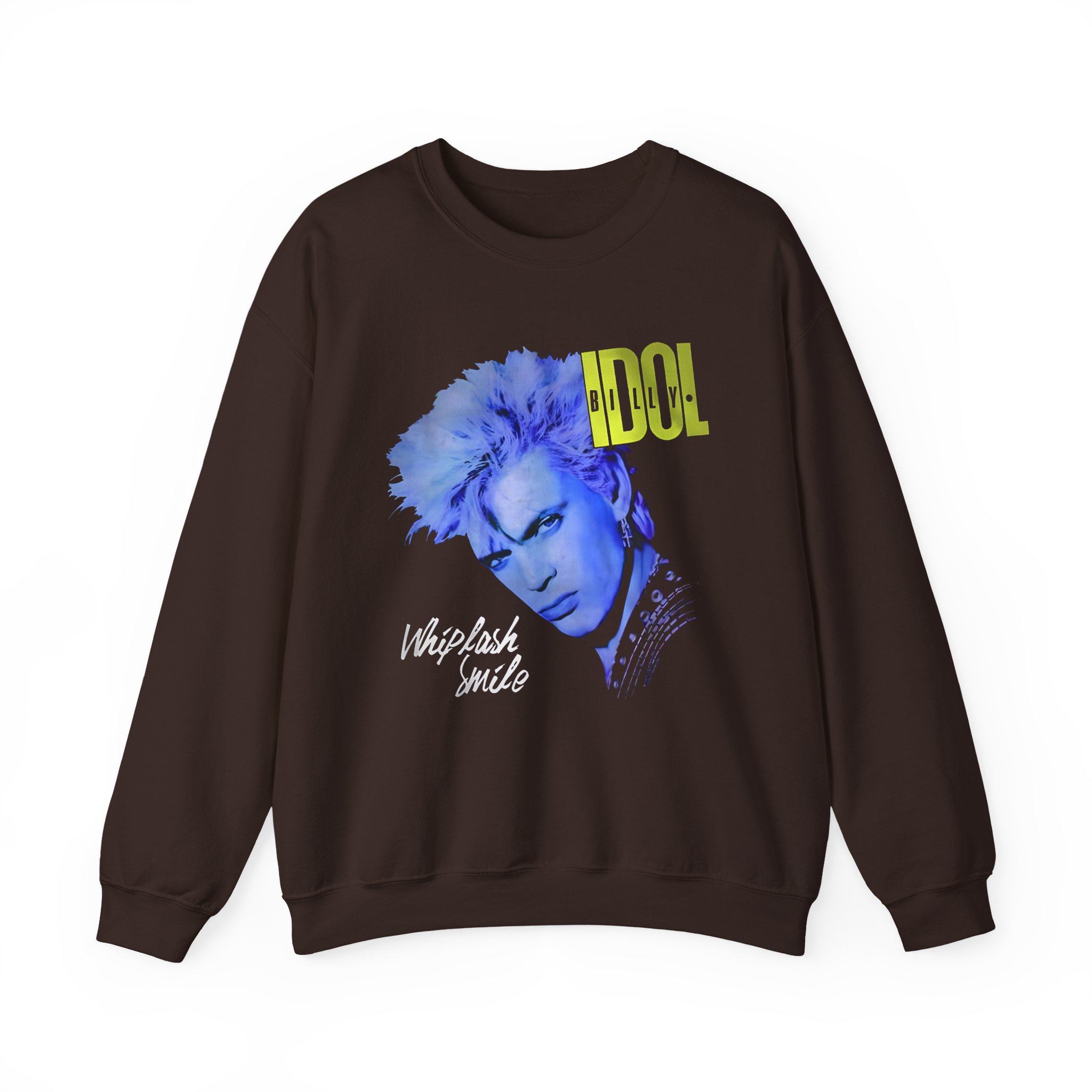 Billy Idol Whiplash Smile Album Unisex Heavy Blendâ„¢ Crewneck Sweatshirt