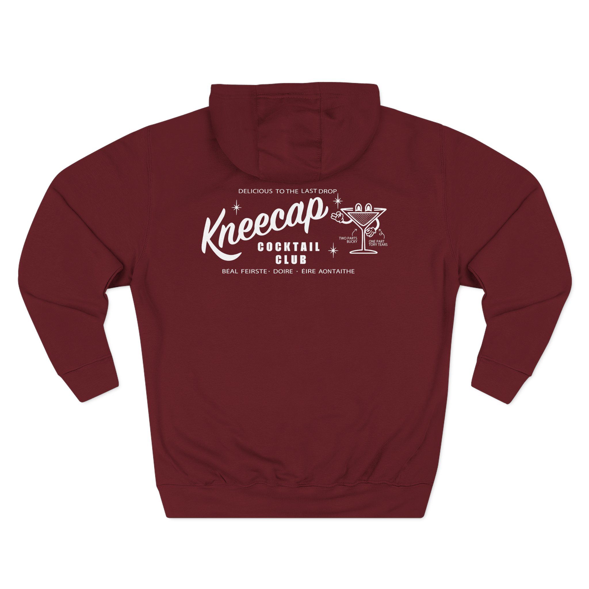 Kneecap Cocktail Three-Panel Fleece Hoodie