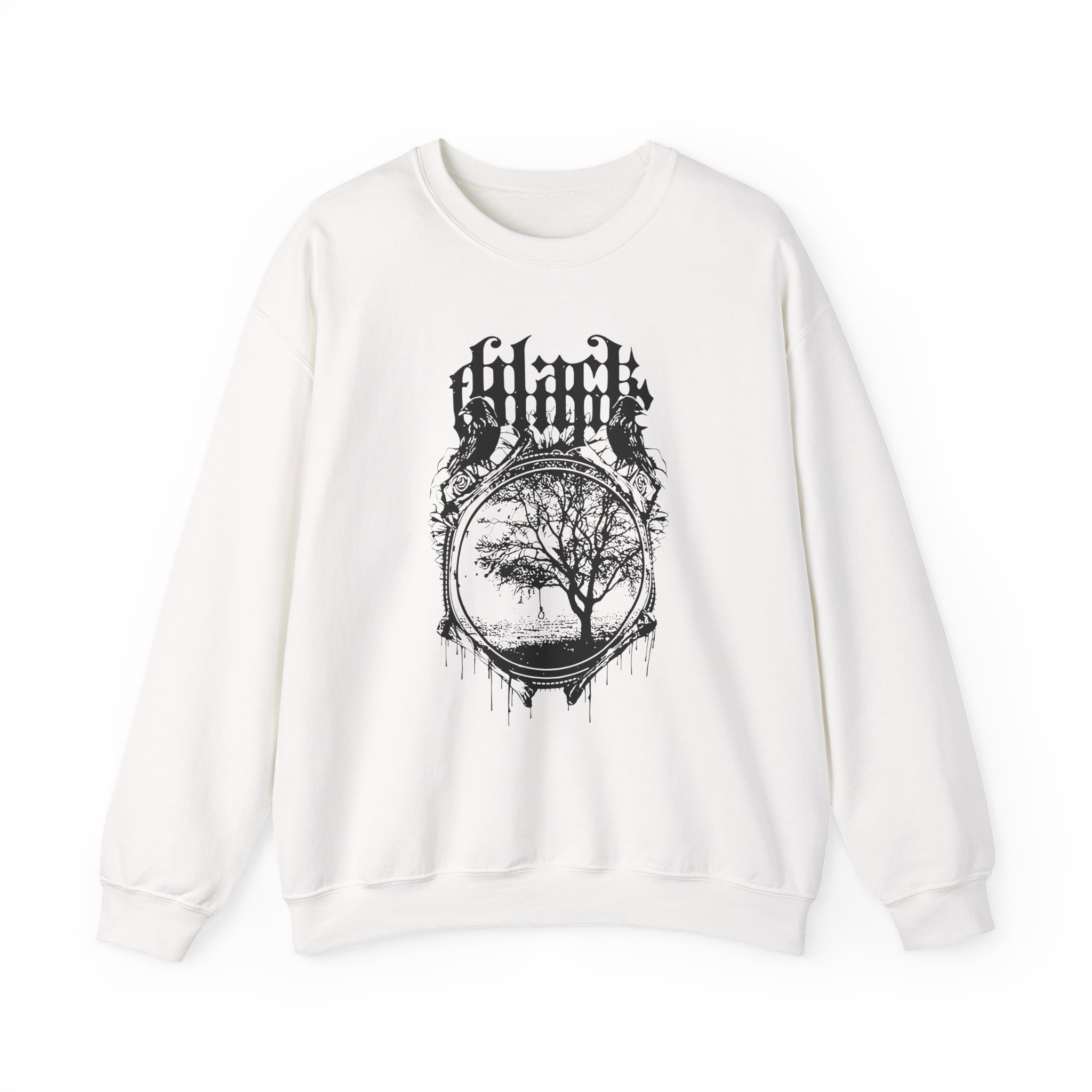 Black Tongue Murder Of Crows Unisex Heavy Blendâ„¢ Crewneck Sweatshirt