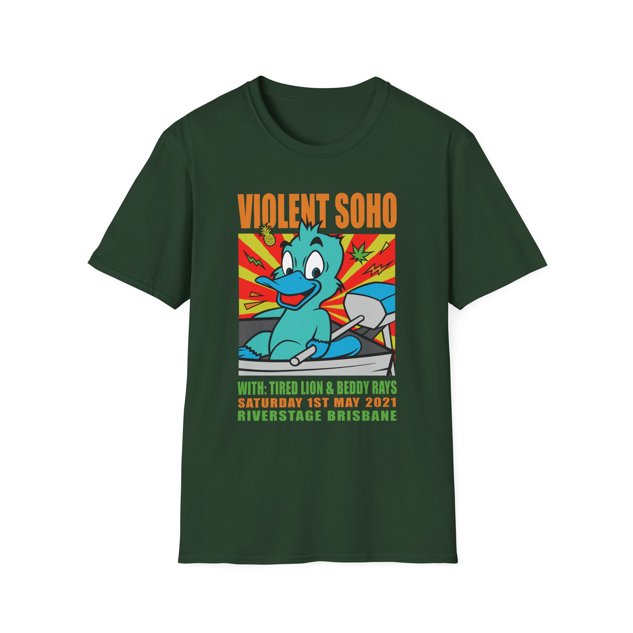 Violent Soho Event Poster Unisex Softstyle T-Shirt