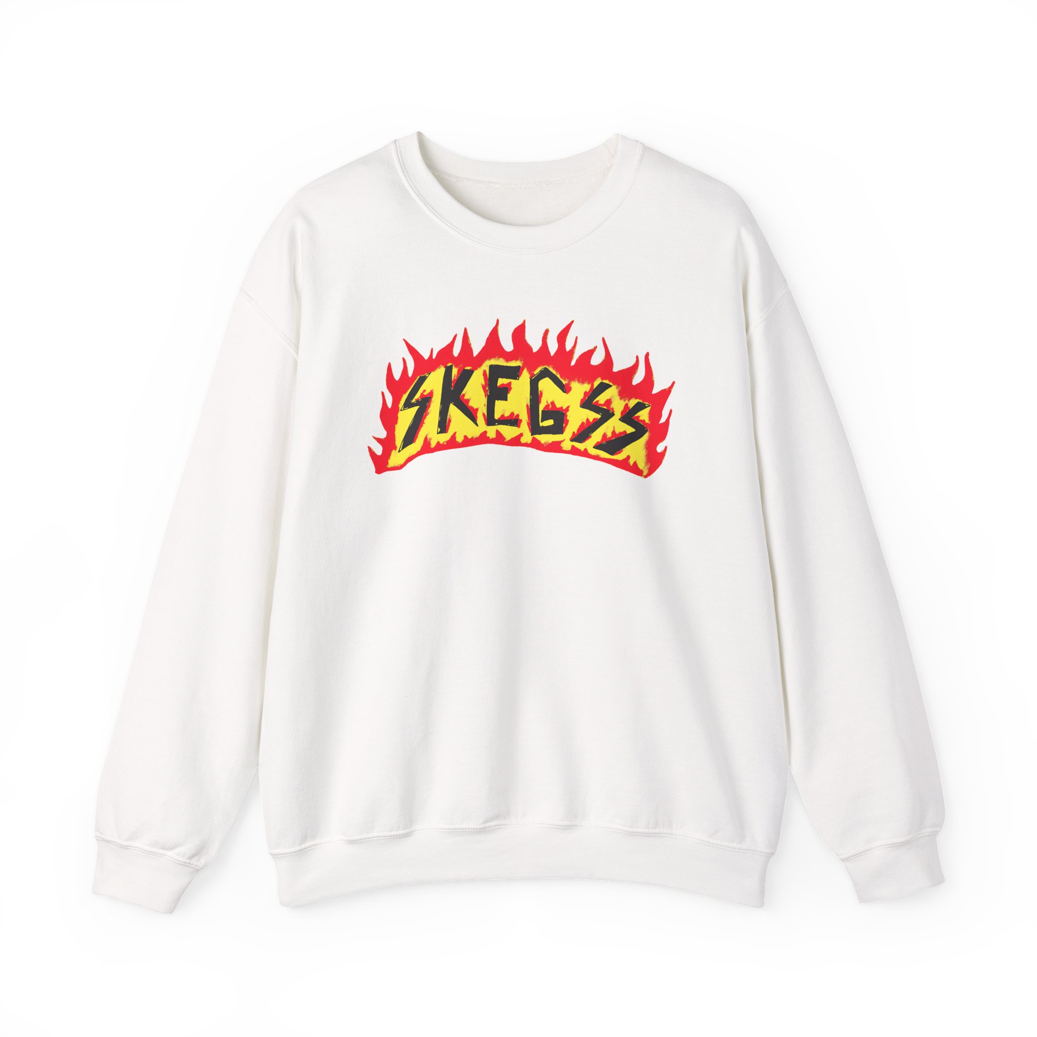 Skegss Flame Logo Unisex Heavy Blendâ„¢ Crewneck Sweatshirt