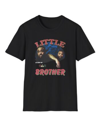 Little Brother Vintage Photo Unisex Softstyle T-Shirt