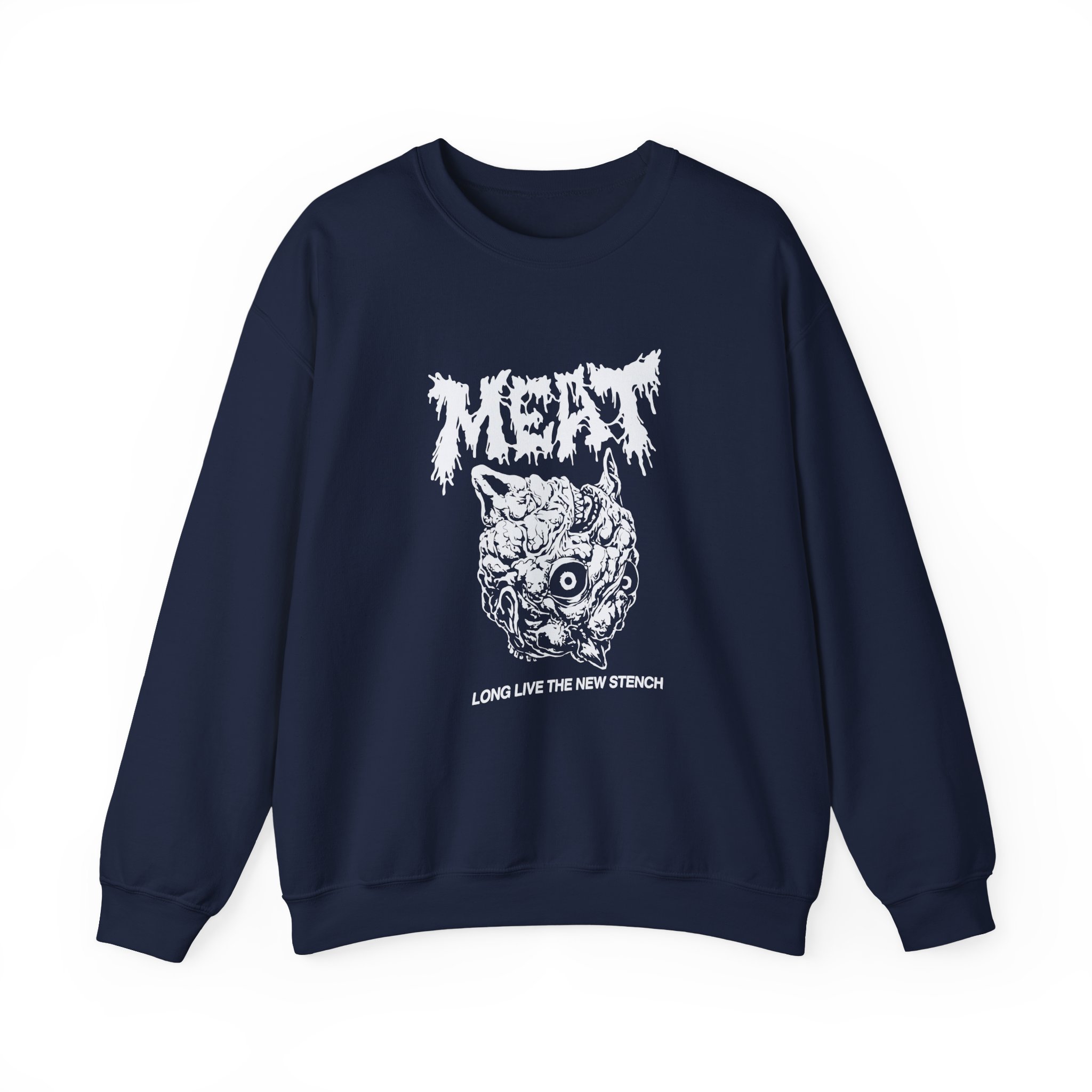 Meatcanyon Long Live the New Stench Unisex Heavy Blendâ„¢ Crewneck Sweatshirt