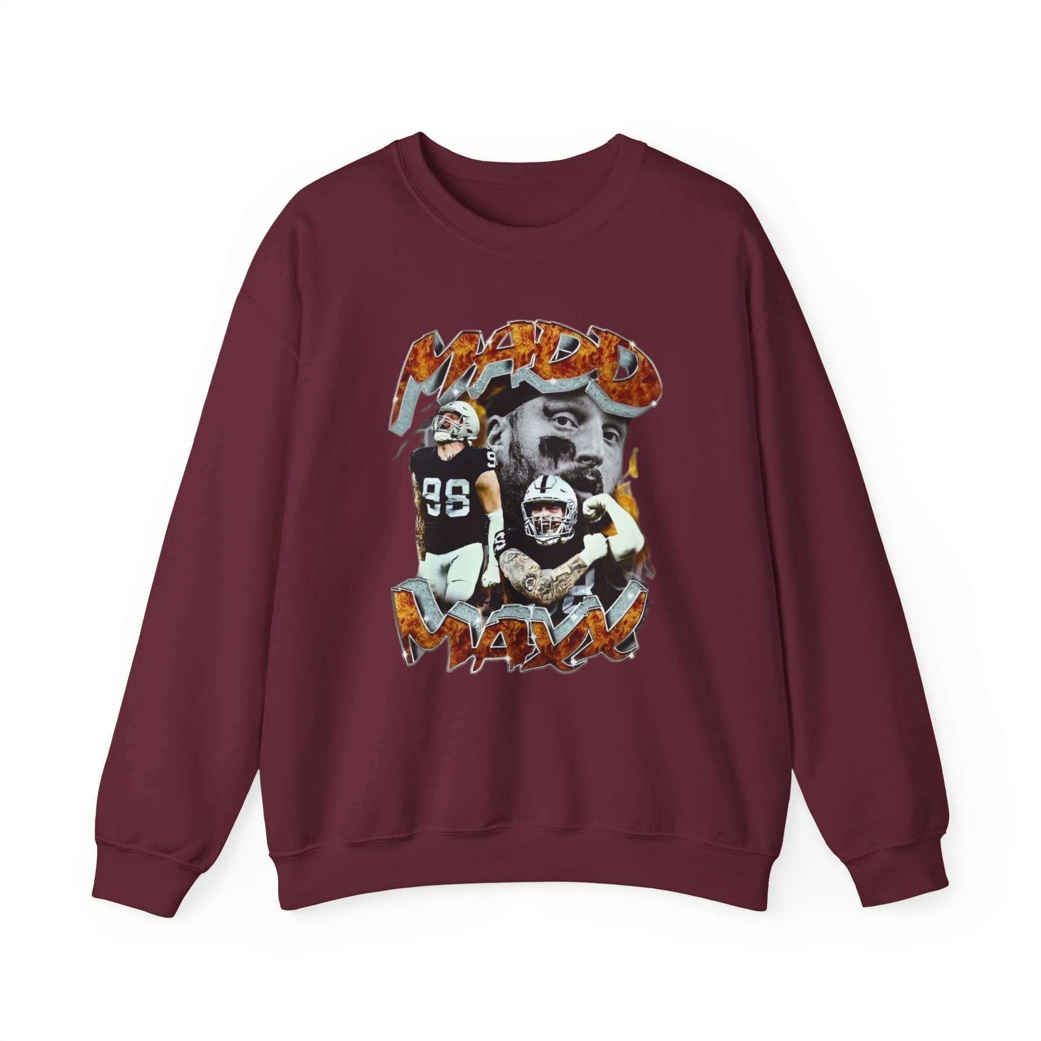 Maxx Crosby Mad Maxx Unisex Heavy Blendâ„¢ Crewneck Sweatshirt