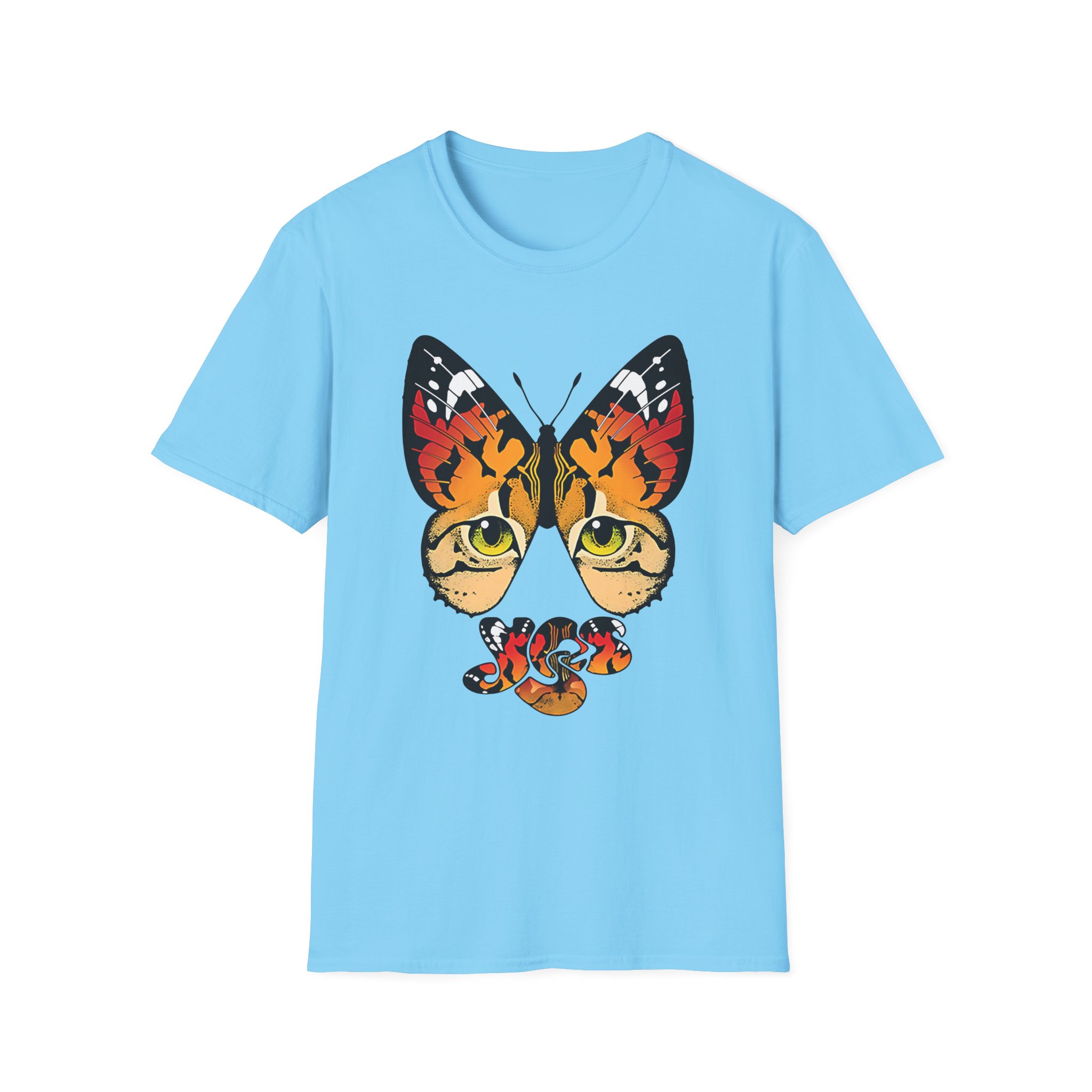 Yes Monarch Eyes Logo Unisex Softstyle T-Shirt