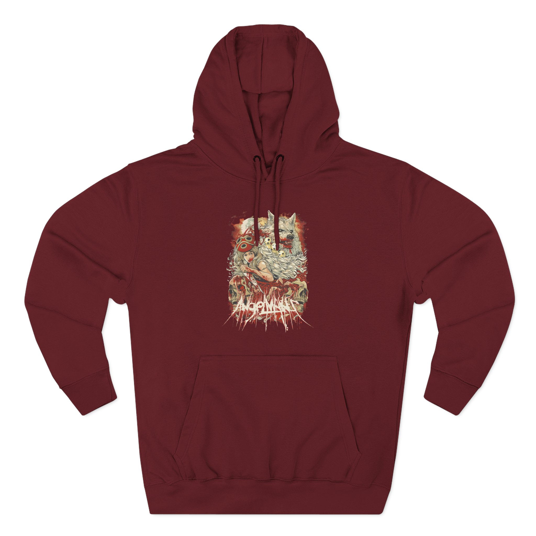Angelmaker Mononoke Three-Panel Fleece Hoodie