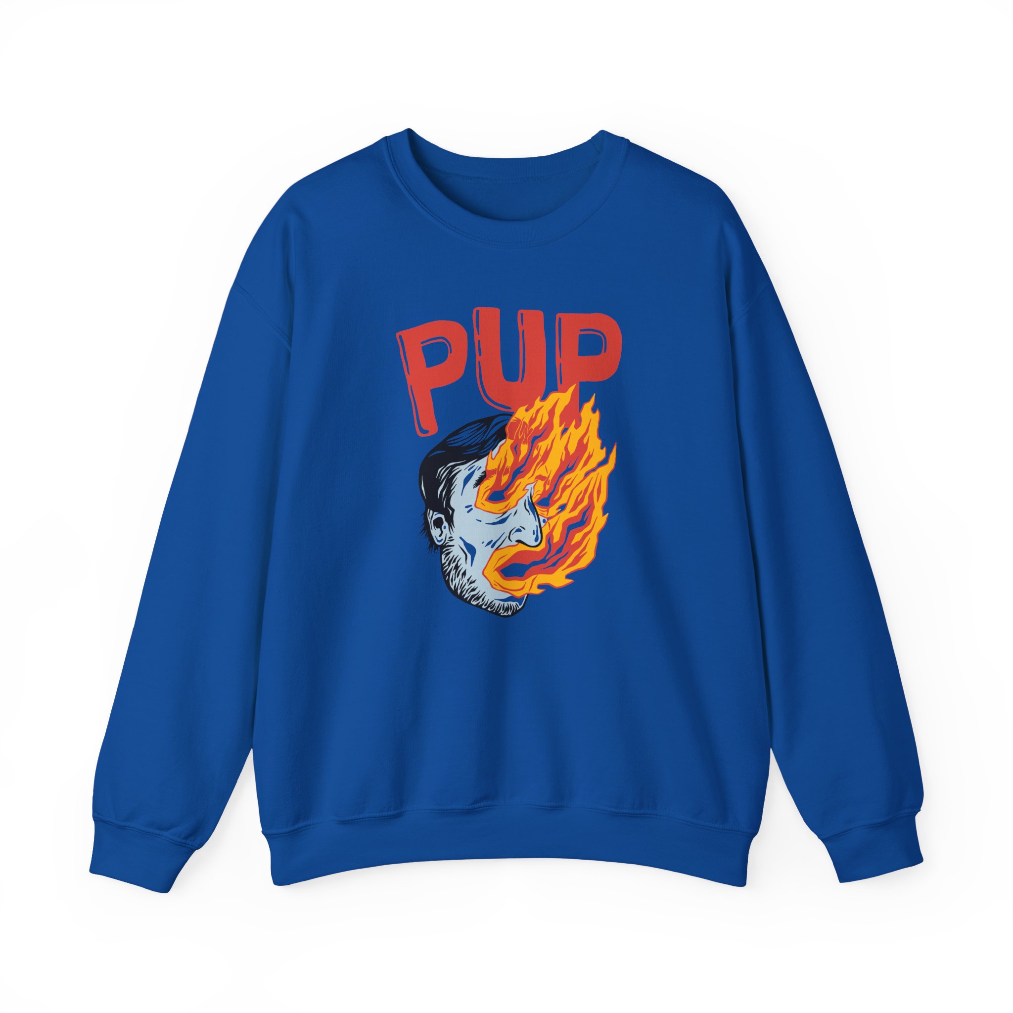 Pup I Hope the World Explodes Unisex Heavy Blend Crewneck Sweatshirt