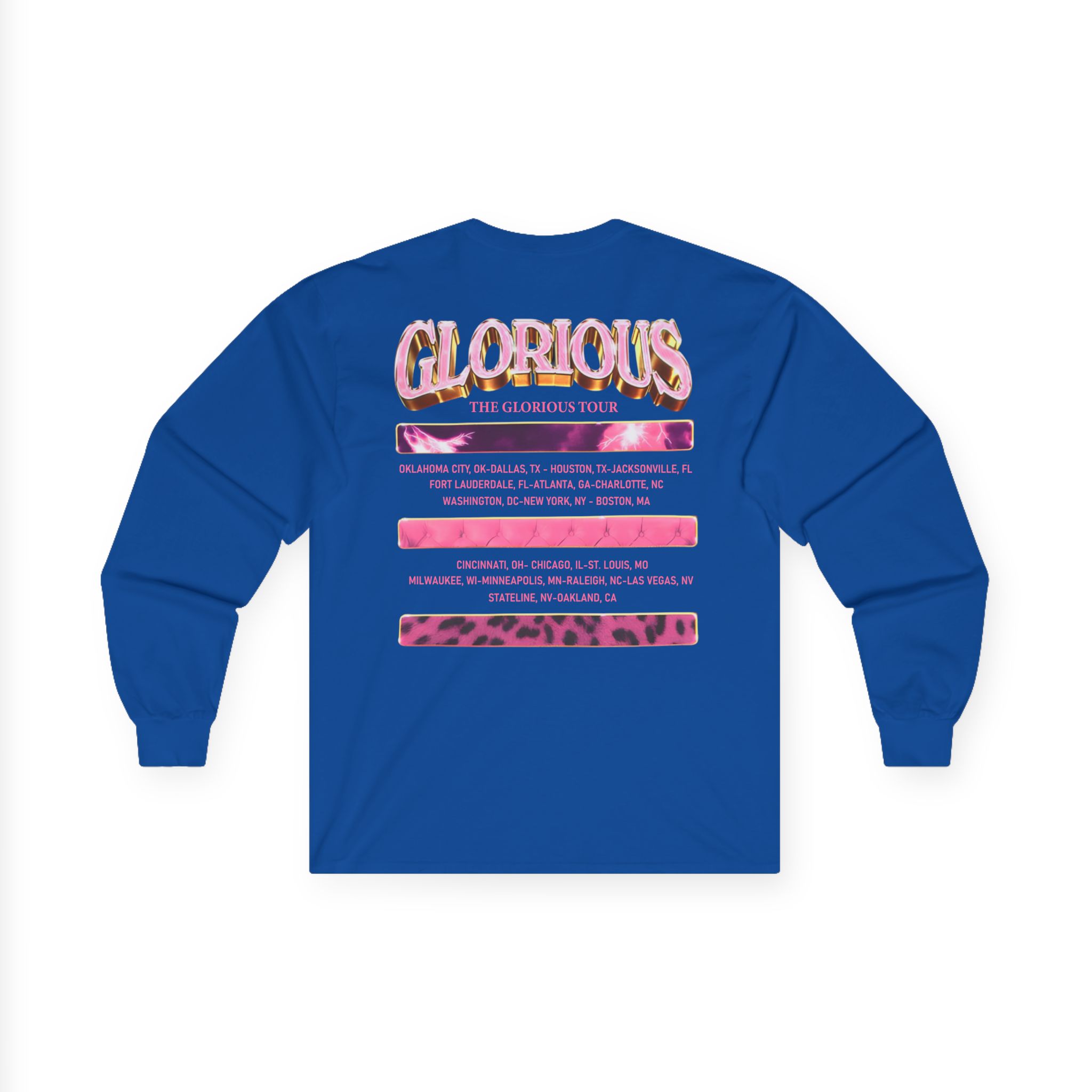 Glorilla Glorious Tour From Memphis Unisex Ultra Cotton Long Sleeve Tee