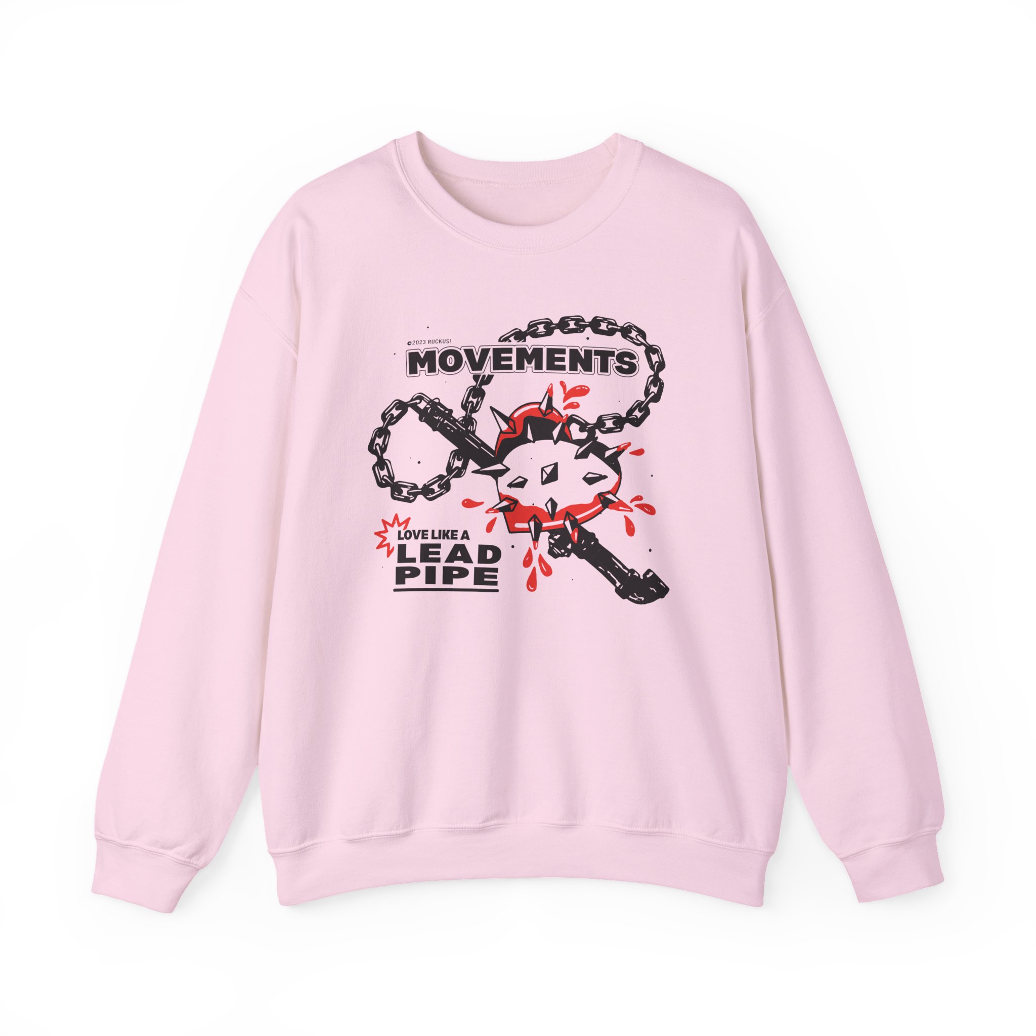 Movements Love a Lead Pipe Unisex Heavy Blendâ„¢ Crewneck Sweatshirt