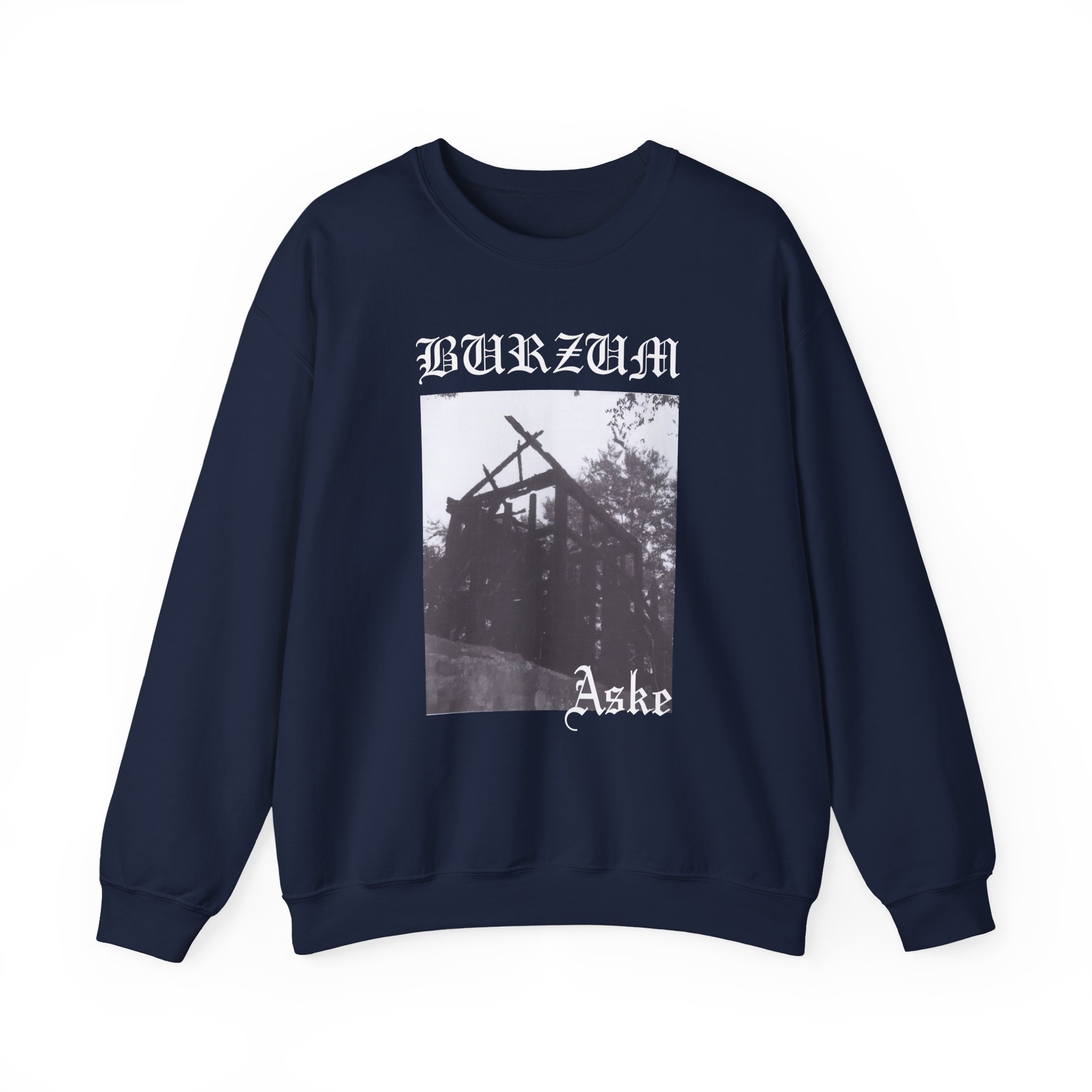 Burzum Aske Unisex Heavy Blendâ„¢ Crewneck Sweatshirt