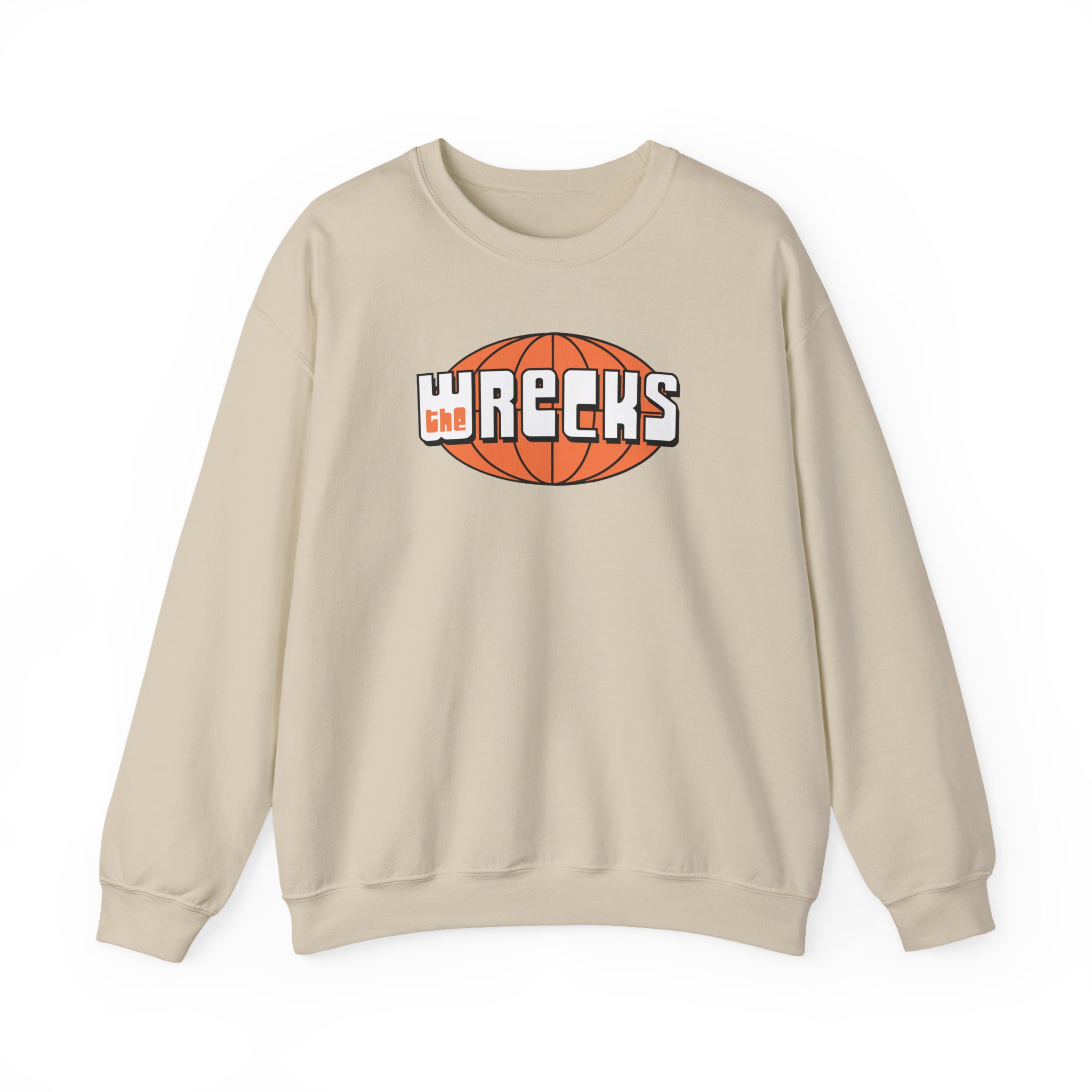 The Wrecks Retro Globe Unisex Heavy Blendâ„¢ Crewneck Sweatshirt