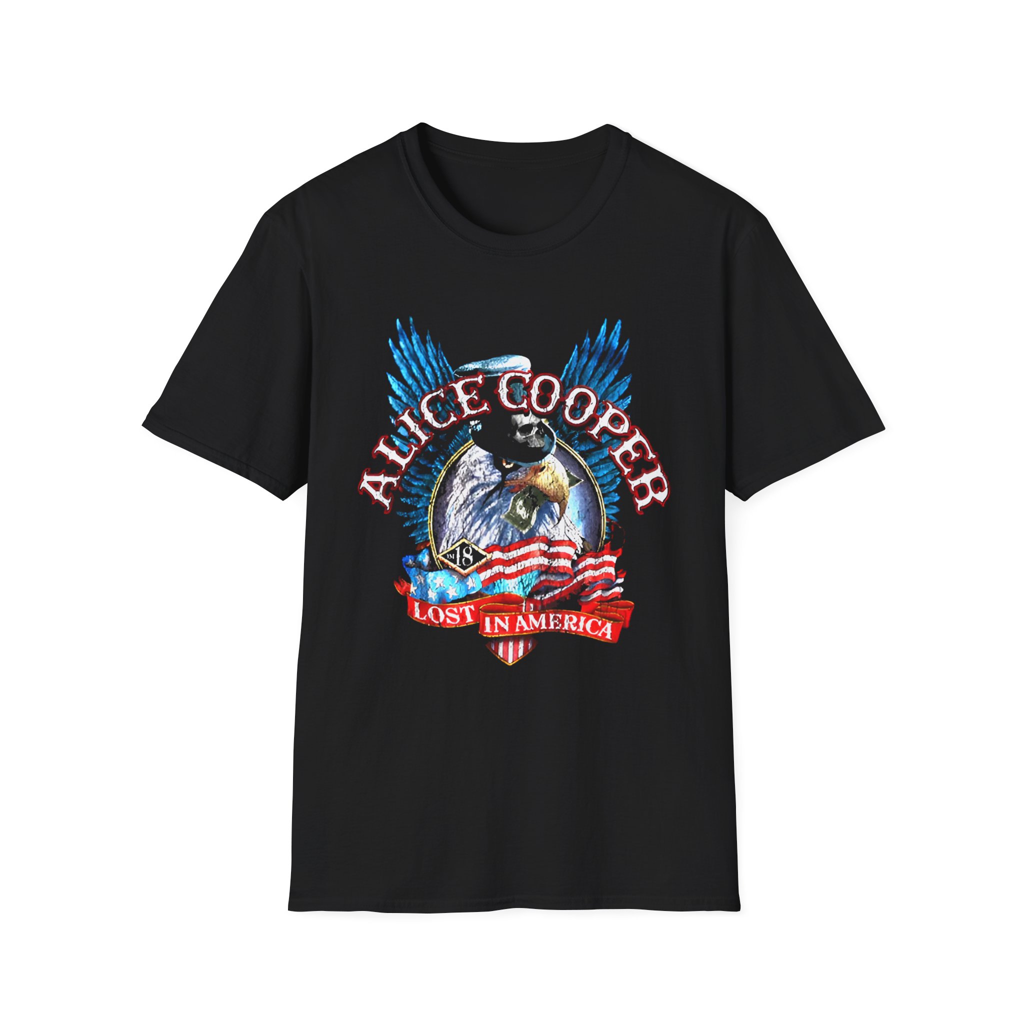 Alice Cooper Lost in America Unisex Softstyle T-Shirt