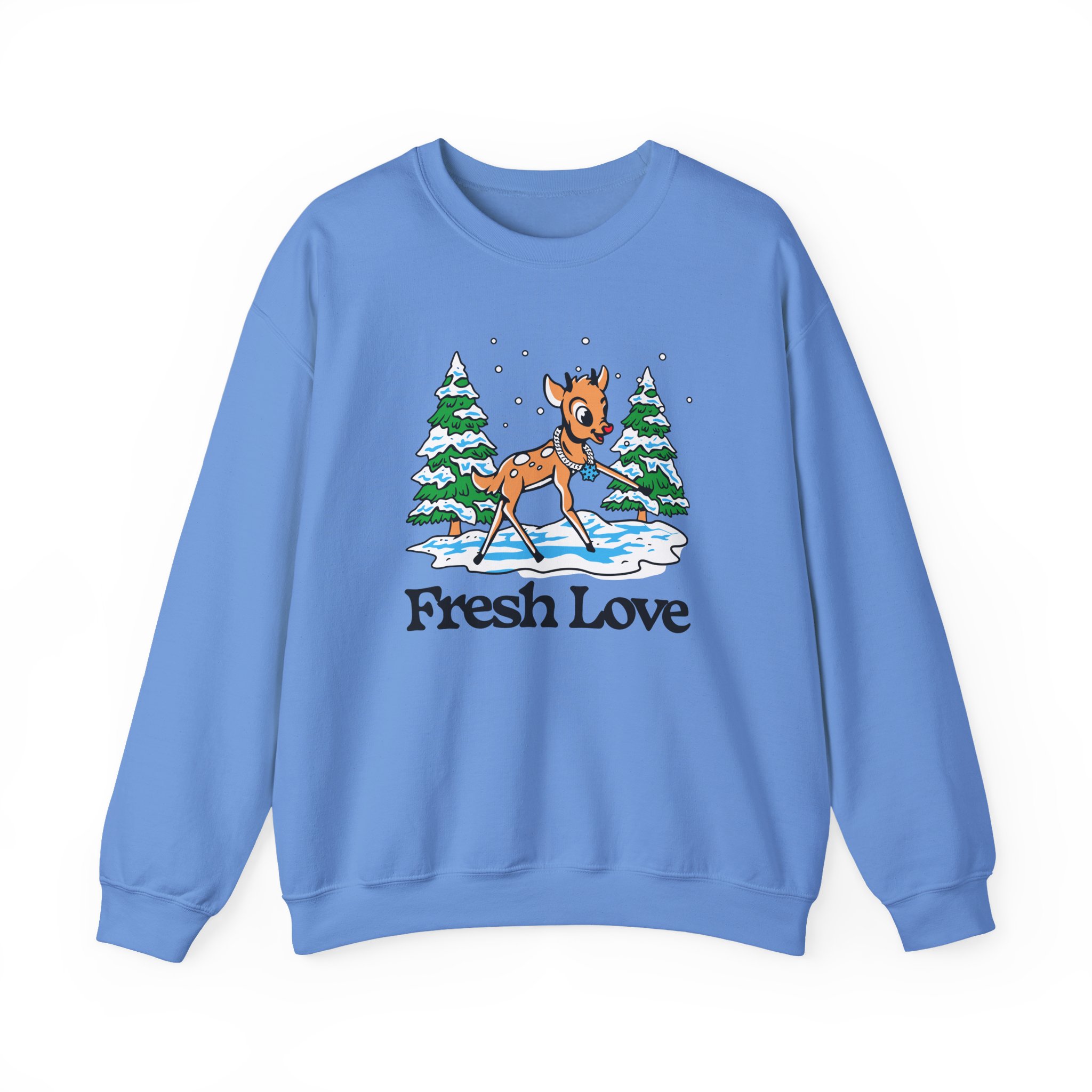 Fresh Love Snow Dough Unisex Heavy Blendâ„¢ Crewneck Sweatshirt