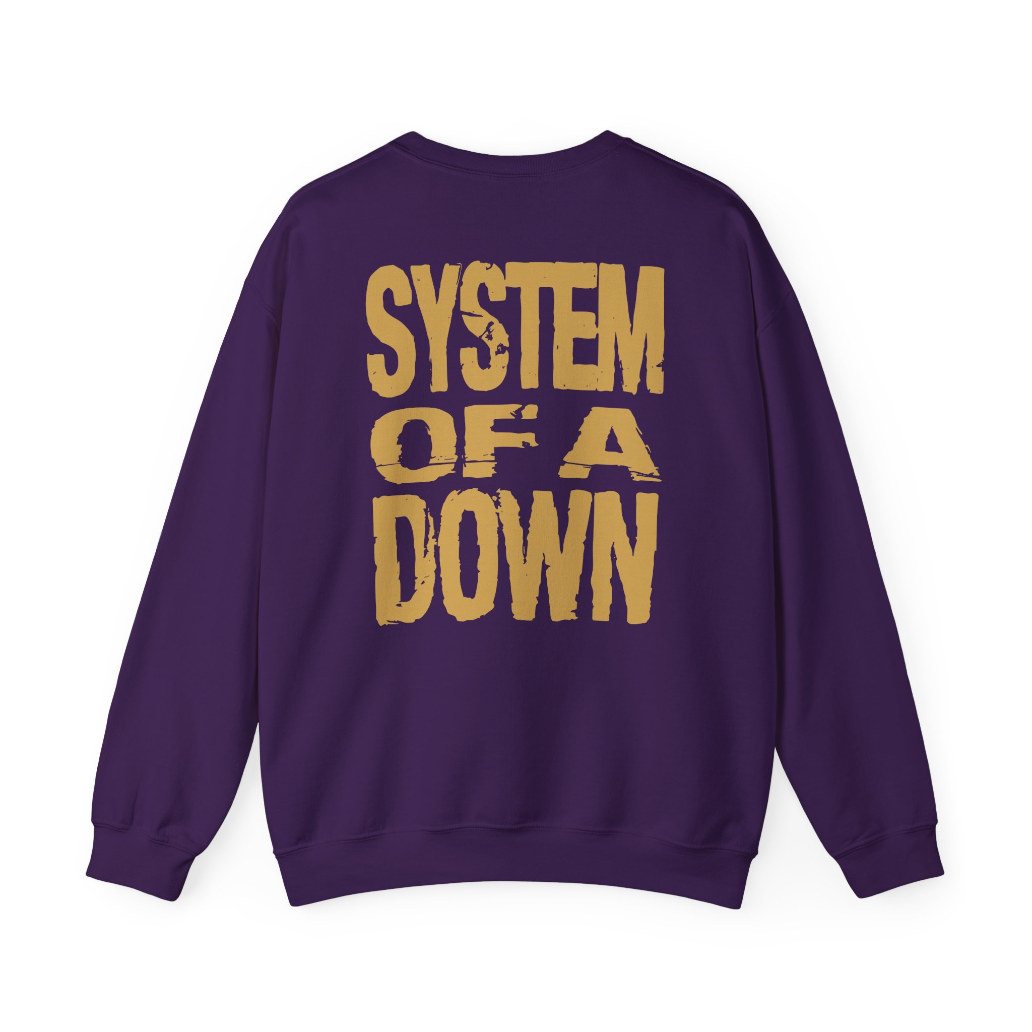 System of a Down Gold Hand Unisex Heavy Blendâ„¢ Crewneck Sweatshirt