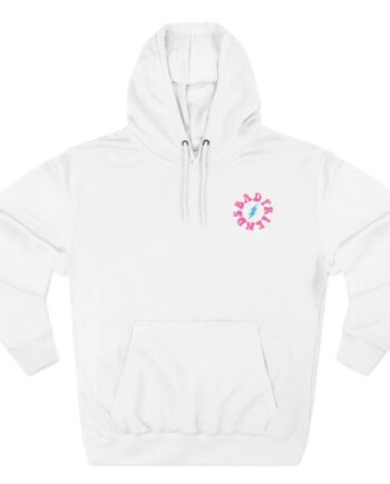 I’m a Bad Friends Tie-dye Three-Panel Fleece Hoodie