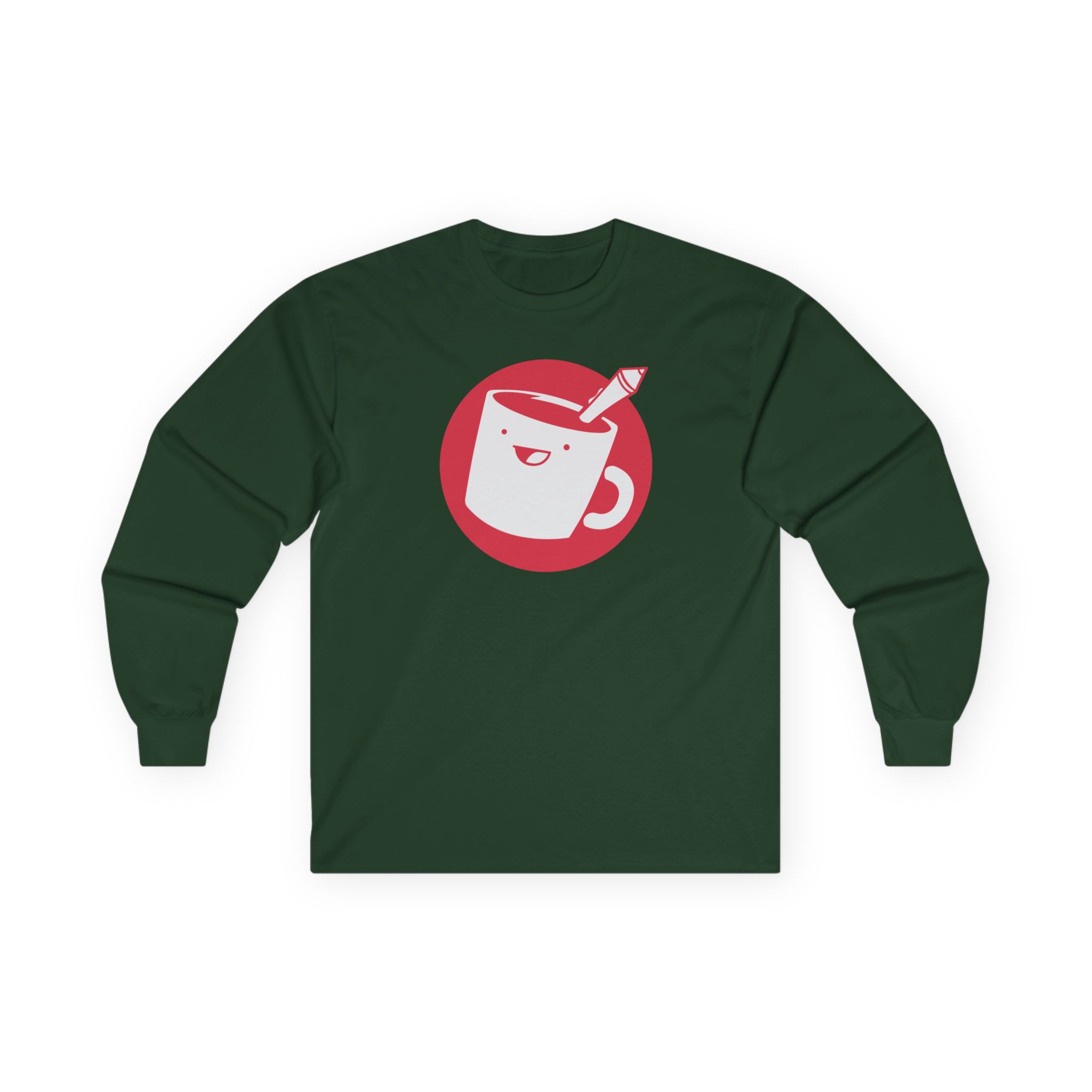 Drawfee Logo Unisex Ultra Cotton Long Sleeve Tee